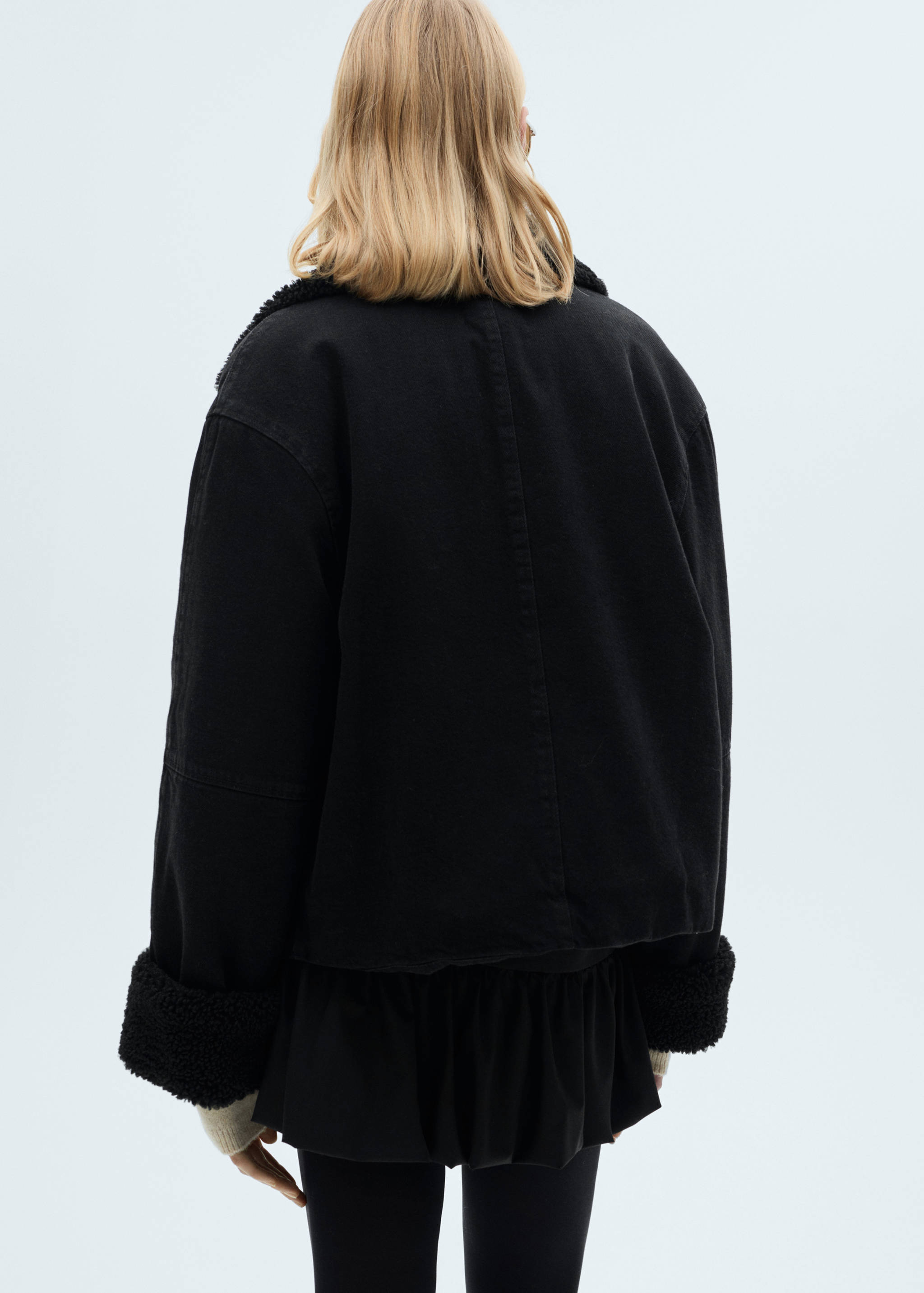 Double-sided fleece jacket - Reverse of the article