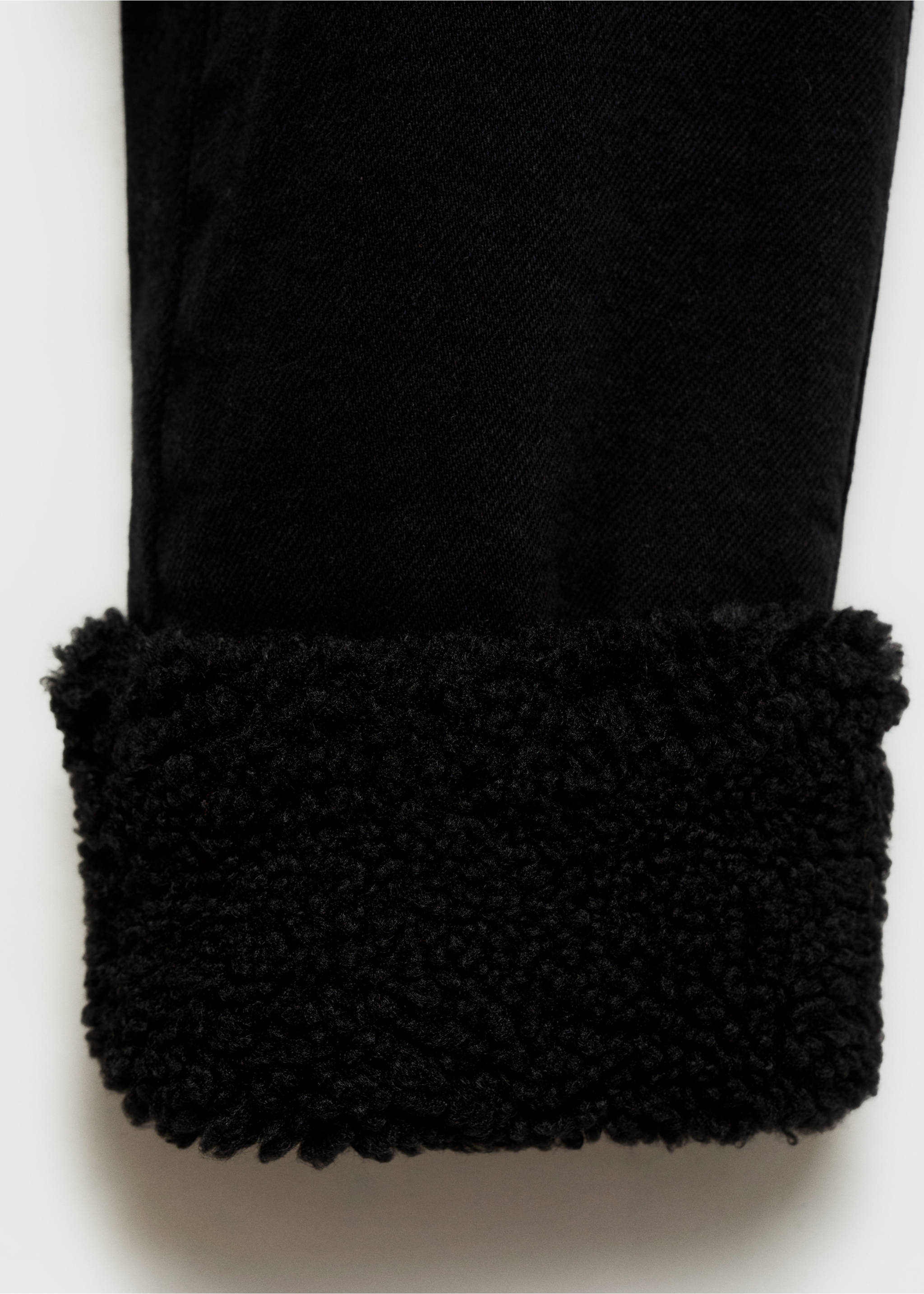 Dvostrana jakna od ovjče kože - Detalji artikla 0, Crni denim. Ref: 87080637-00.