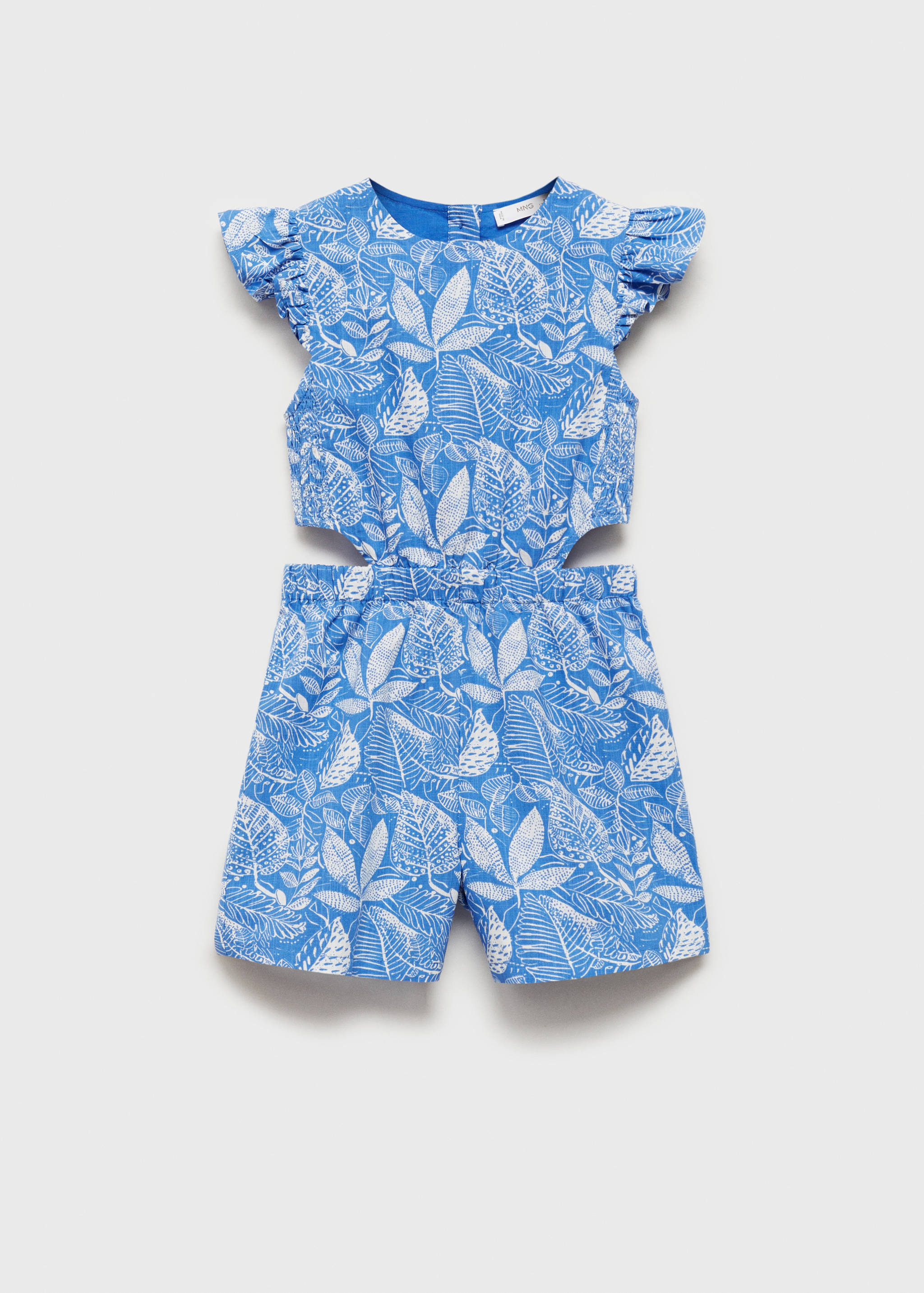 Printed jumpsuit with openings - Article without model