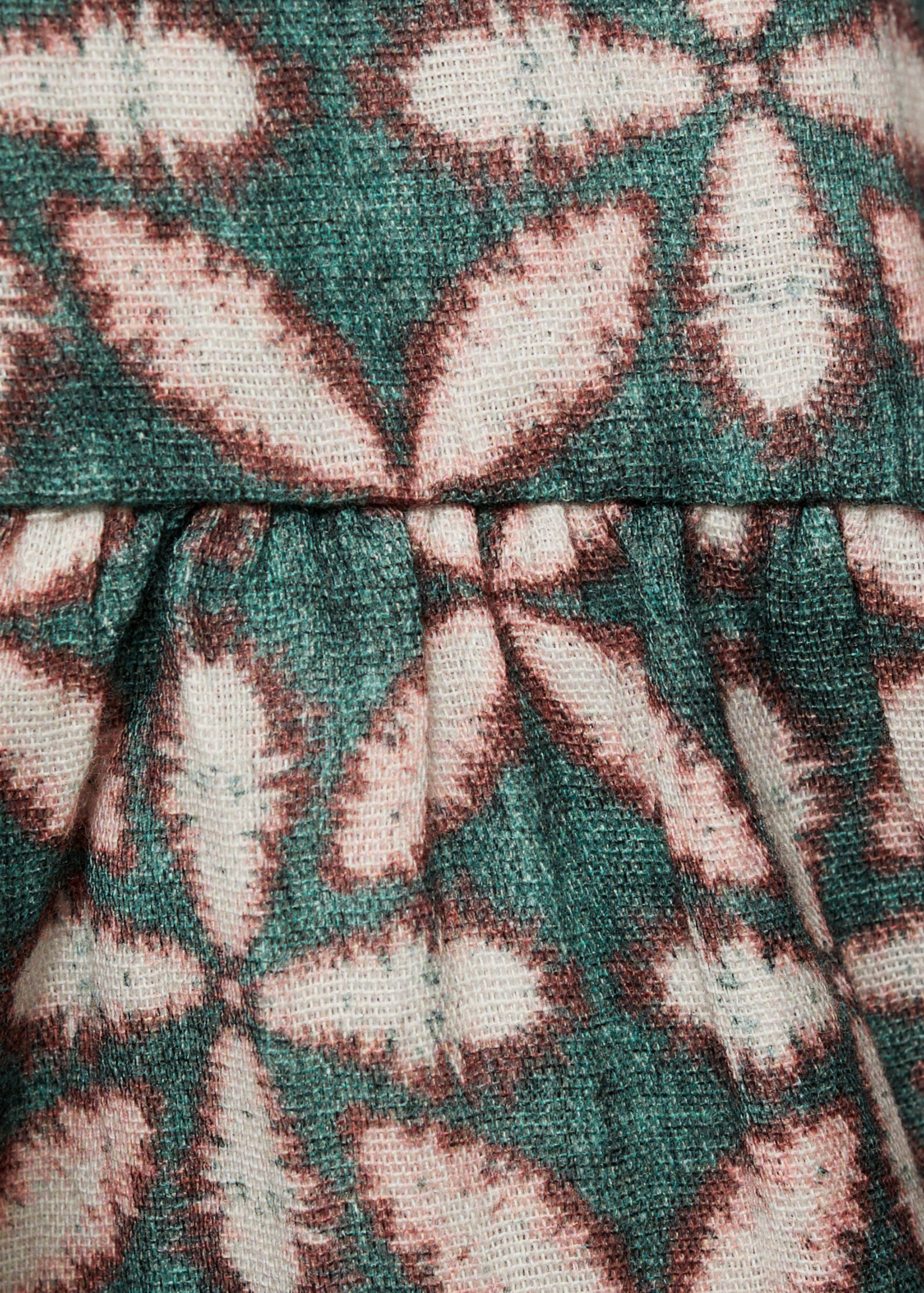 Ruffled printed dress - Details of the article 8