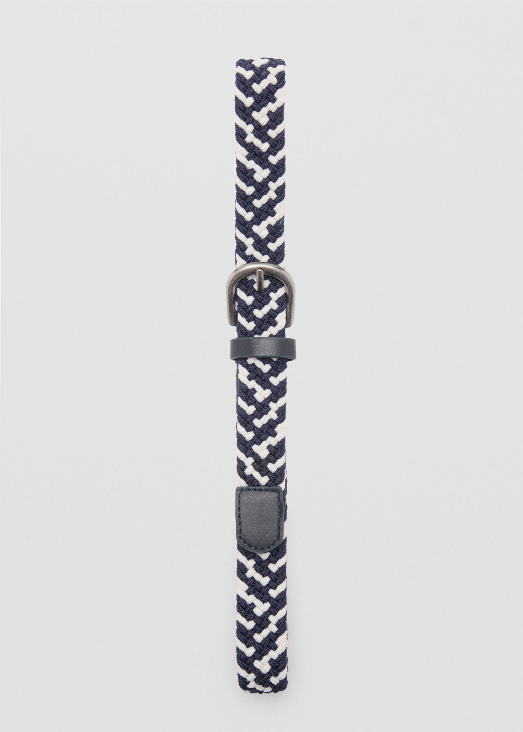 Braided belt - Details of the article 2, Green. Ref: 87080644-00.