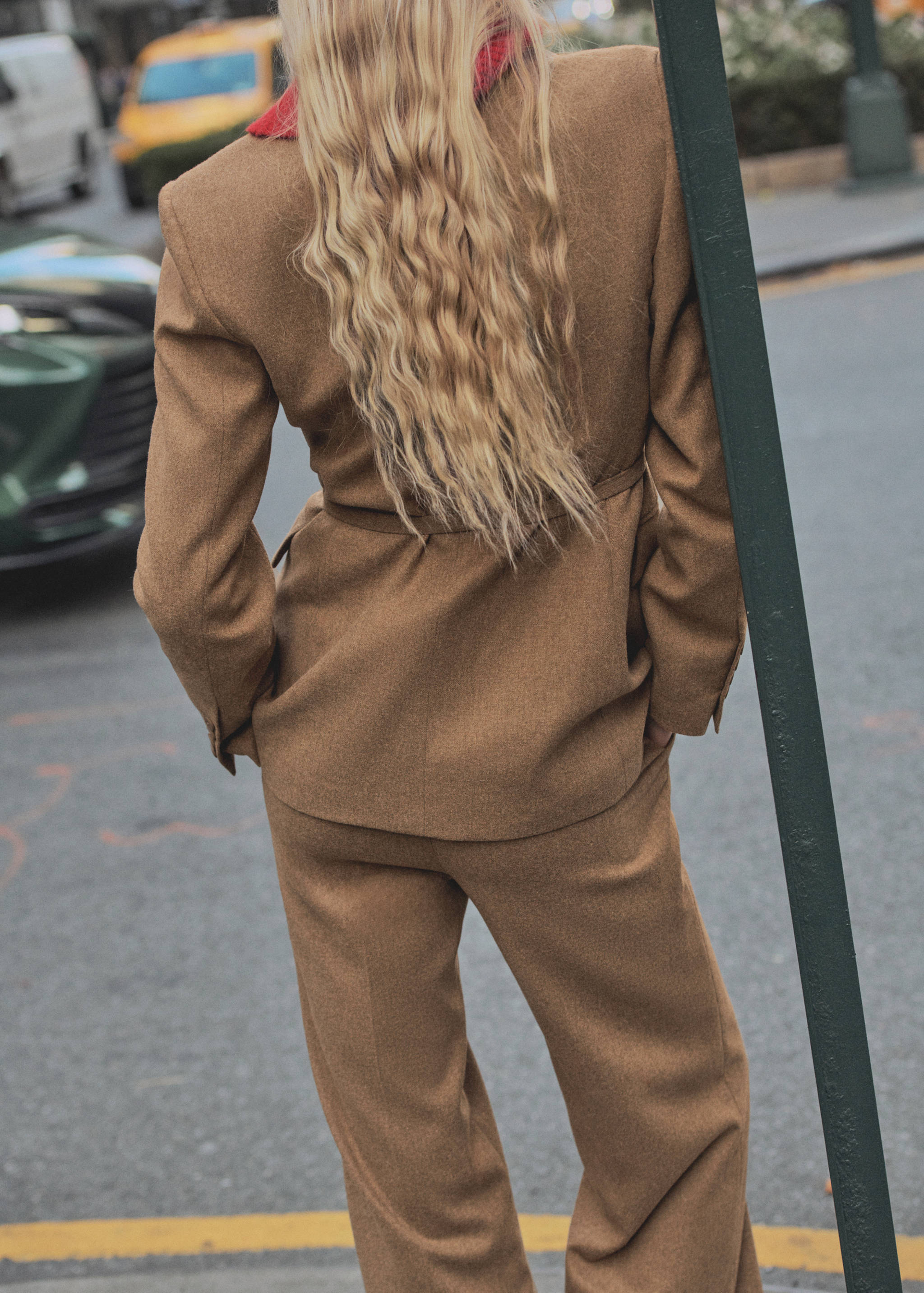 Blazer costume laine mélangée - Verso de l’article