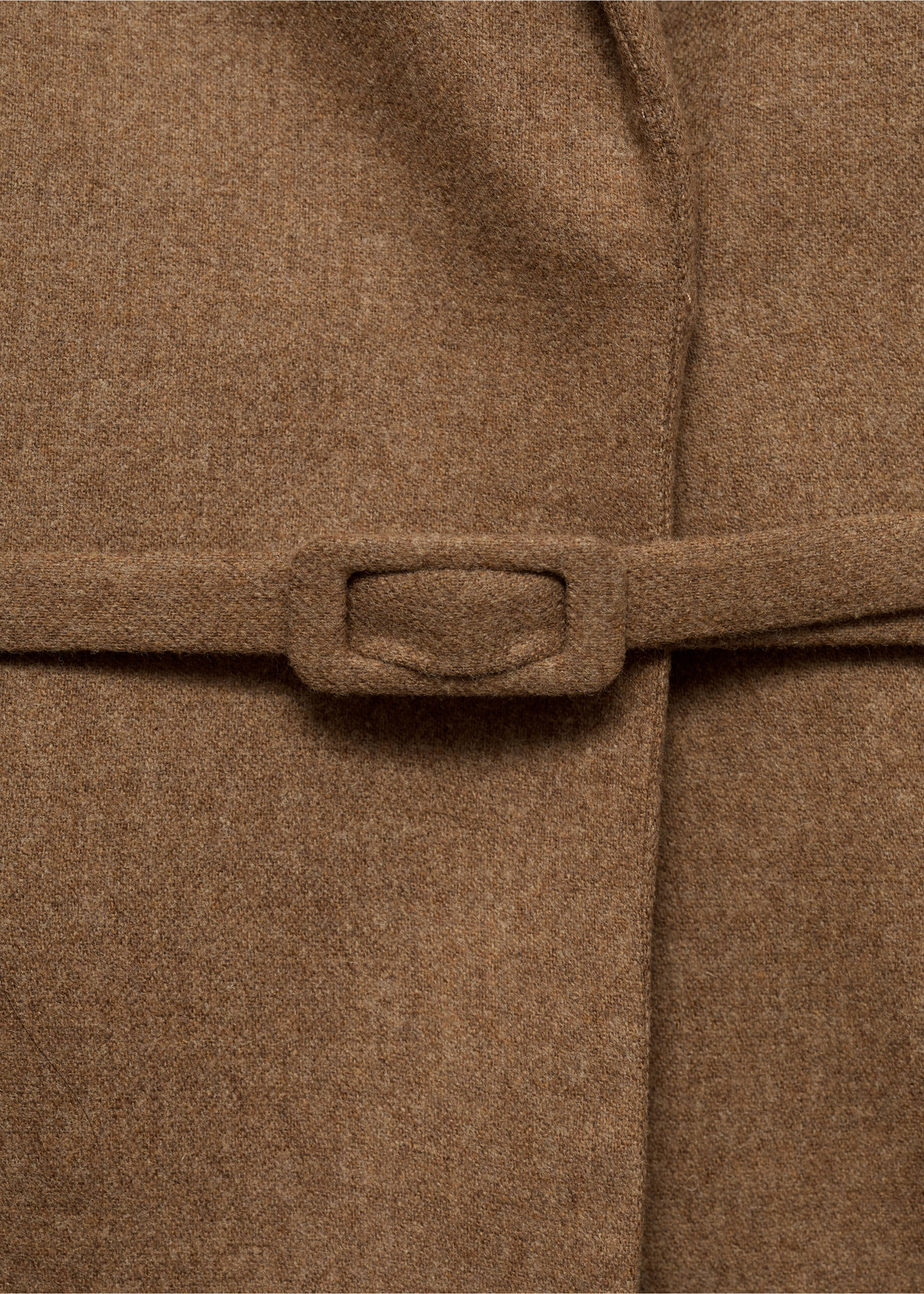 Blazer Anzug aus Wollmischung - Detail des Artikels 8, Tobacco-Braun. Ref: 87080652-00.