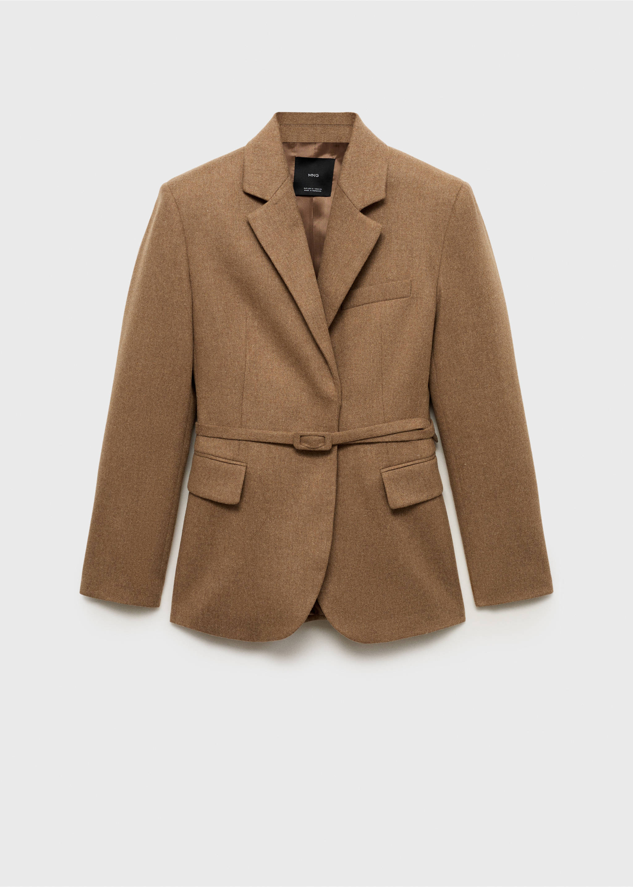 Blazer Anzug aus Wollmischung - Artikel ohne Model, Tobacco-Braun. Ref: 87080652-00.