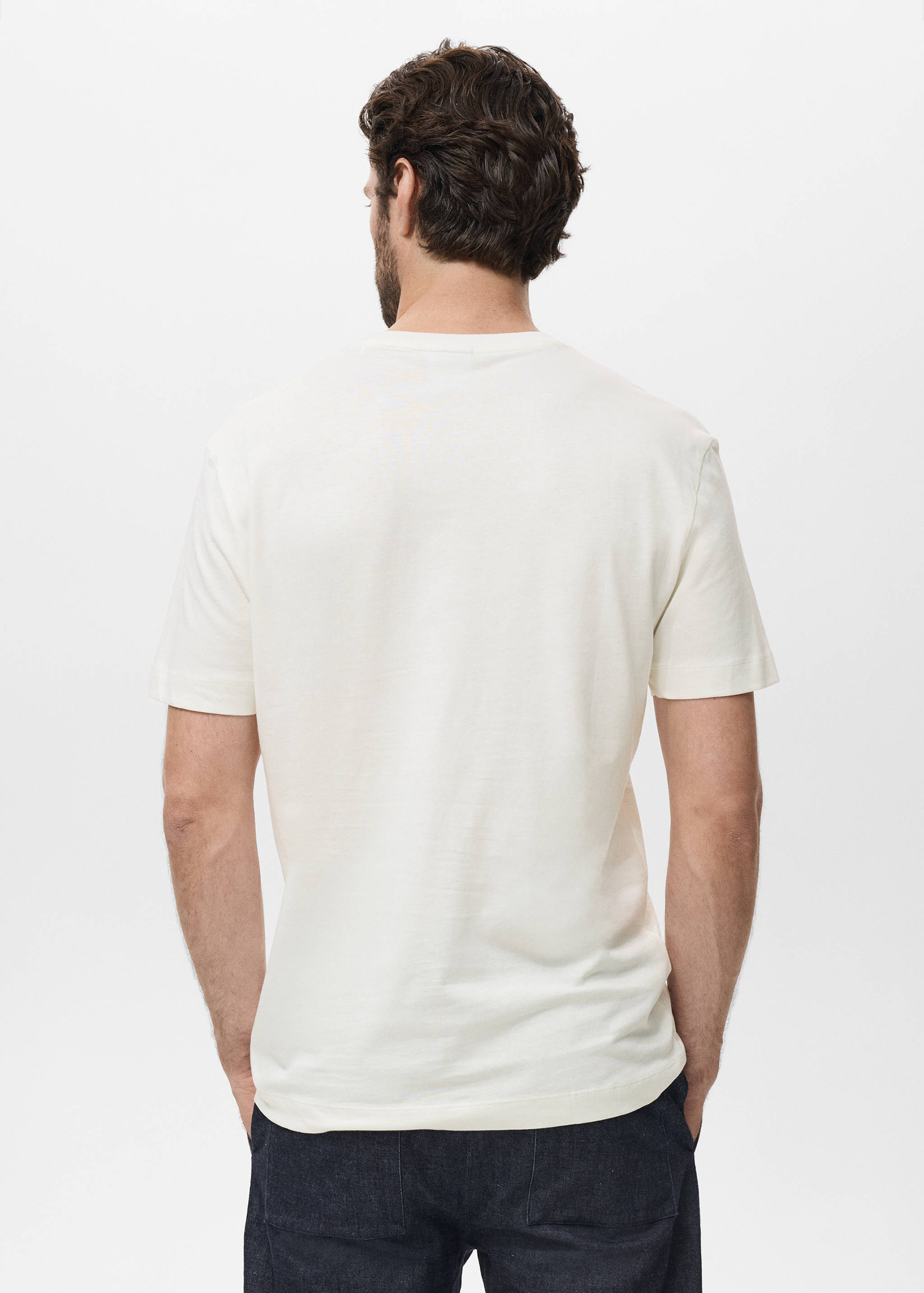 100% cotton t-shirt - Reverse of the article