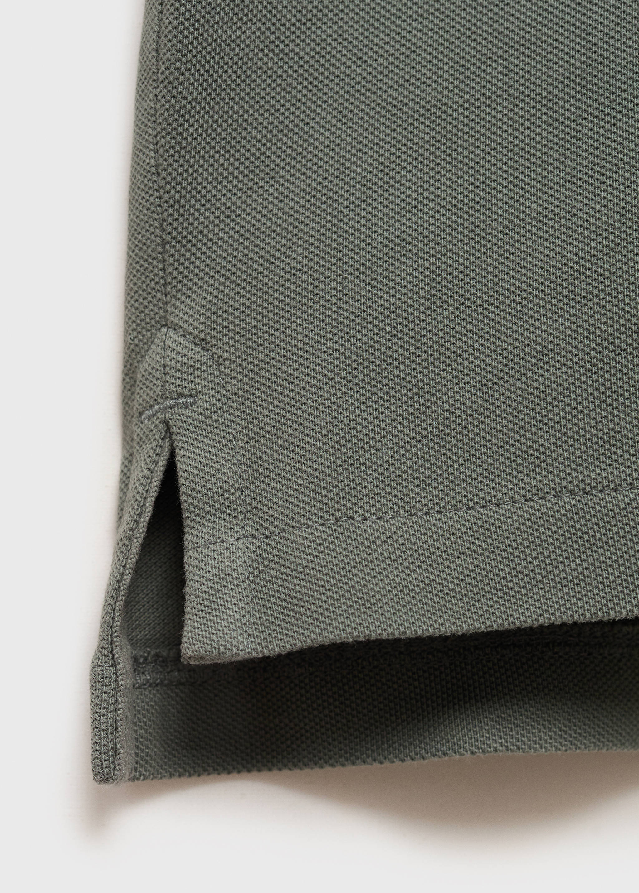 Cotton piqué polo shirt - Details of the article 8