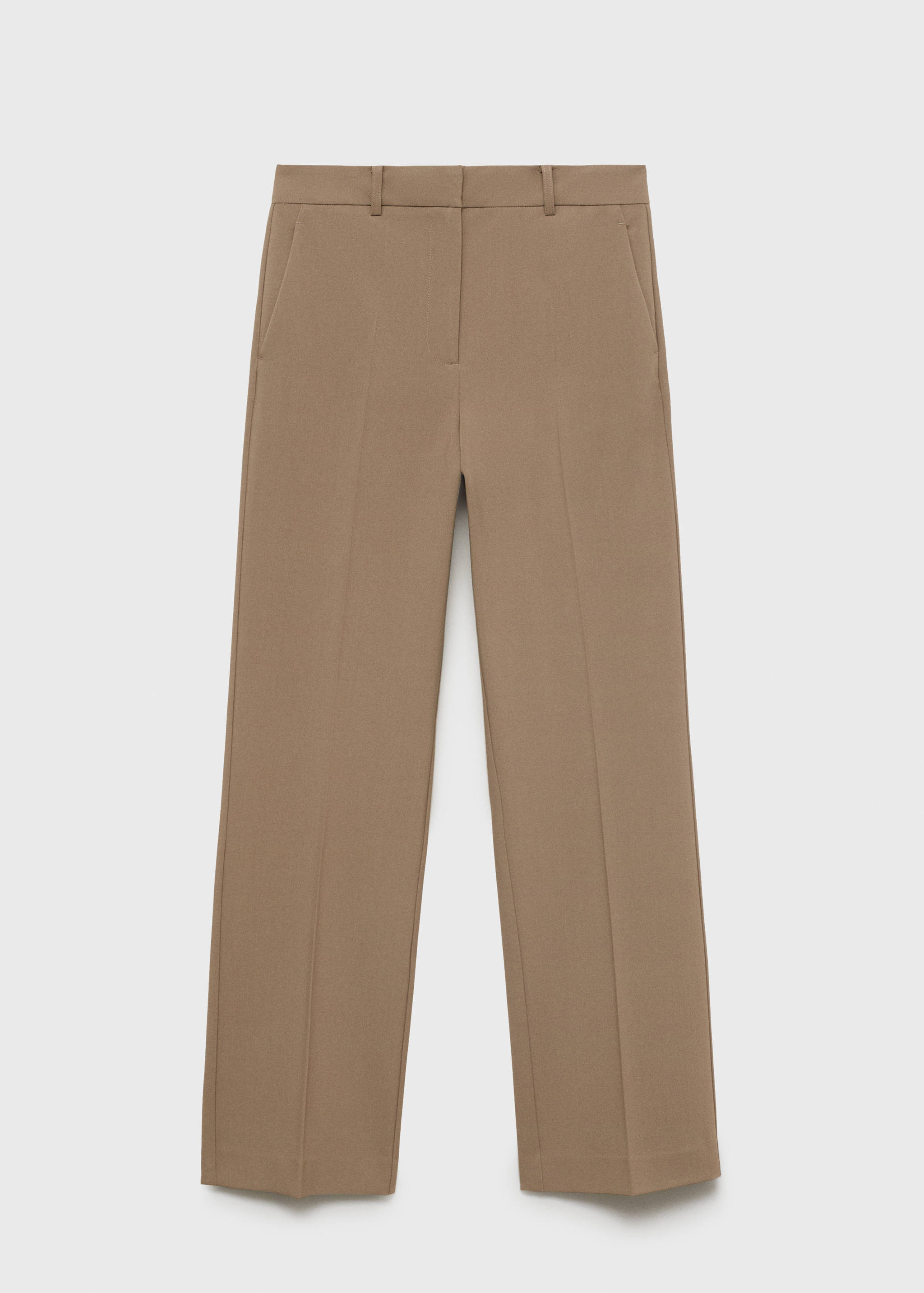 Straight mid-rise trousers - Article without model