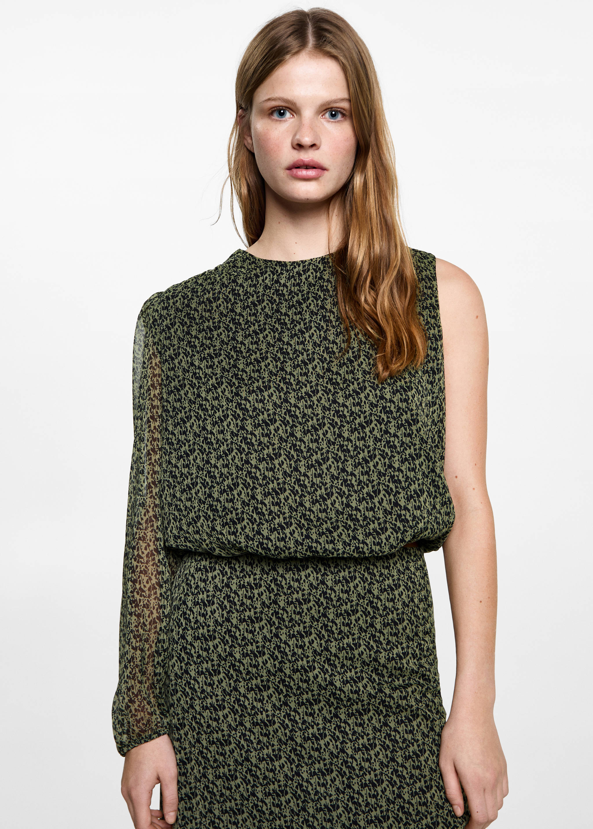 Printed long skirt - Medium plane