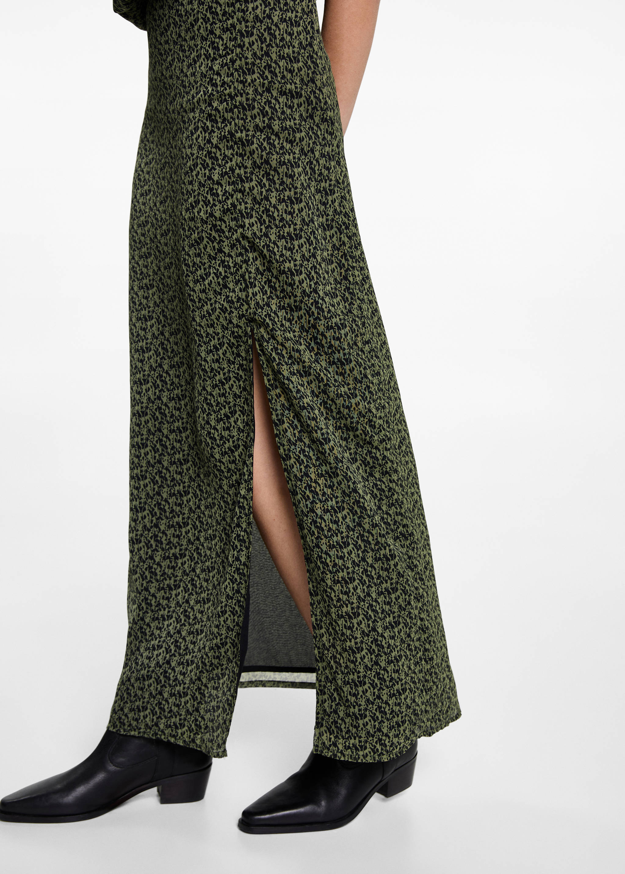 Printed long skirt - Details of the article 6