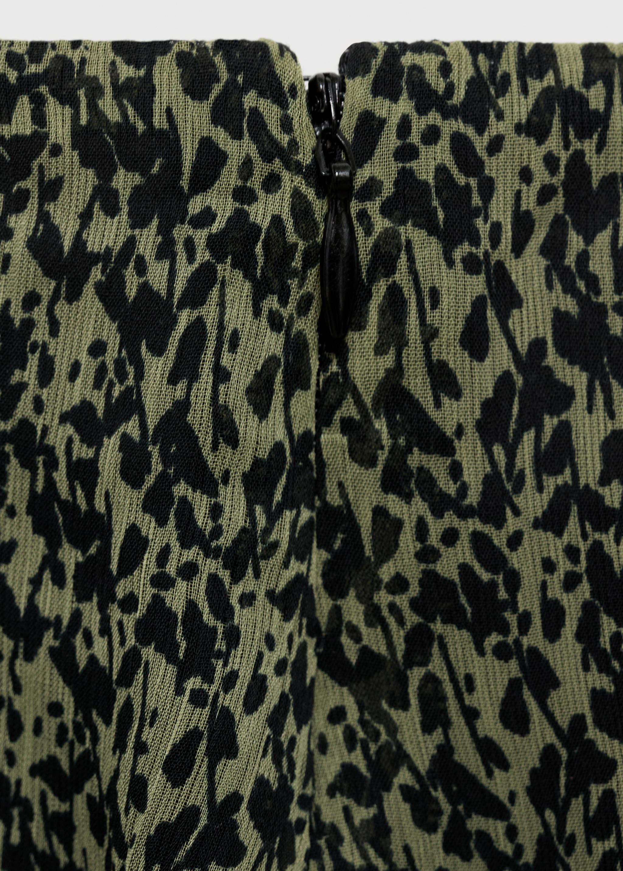 Printed long skirt - Details of the article 0