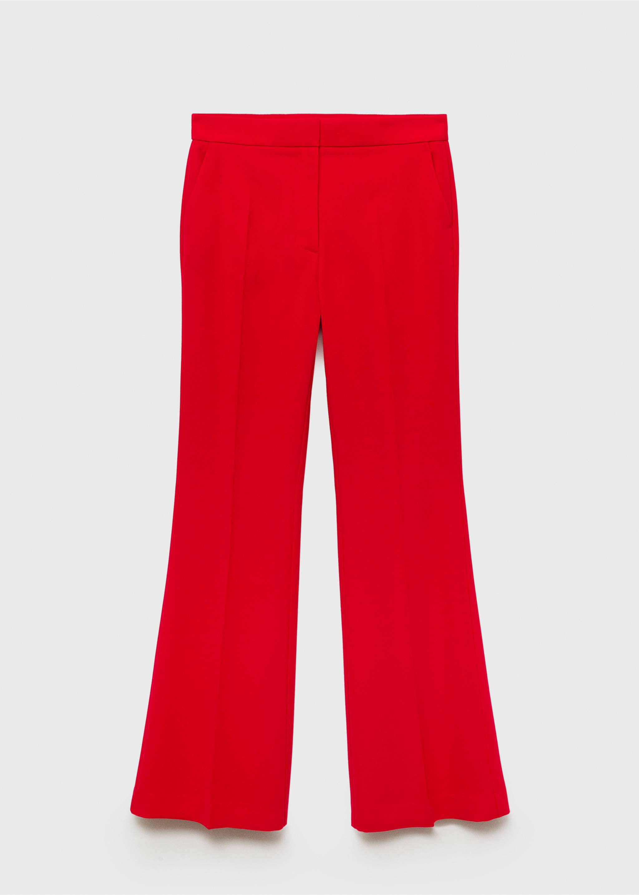 Wide leg suit trousers - Article without model, Red. Ref: 87081518-00.