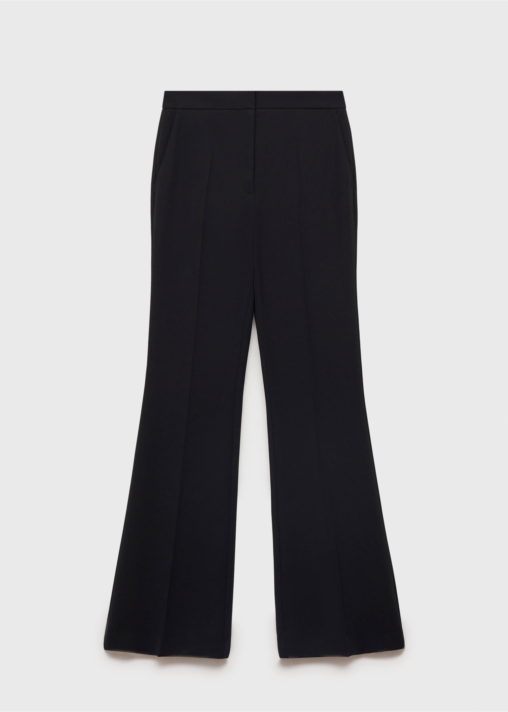 Wide leg suit trousers - Article without model, Black. Ref: 87081518-00.
