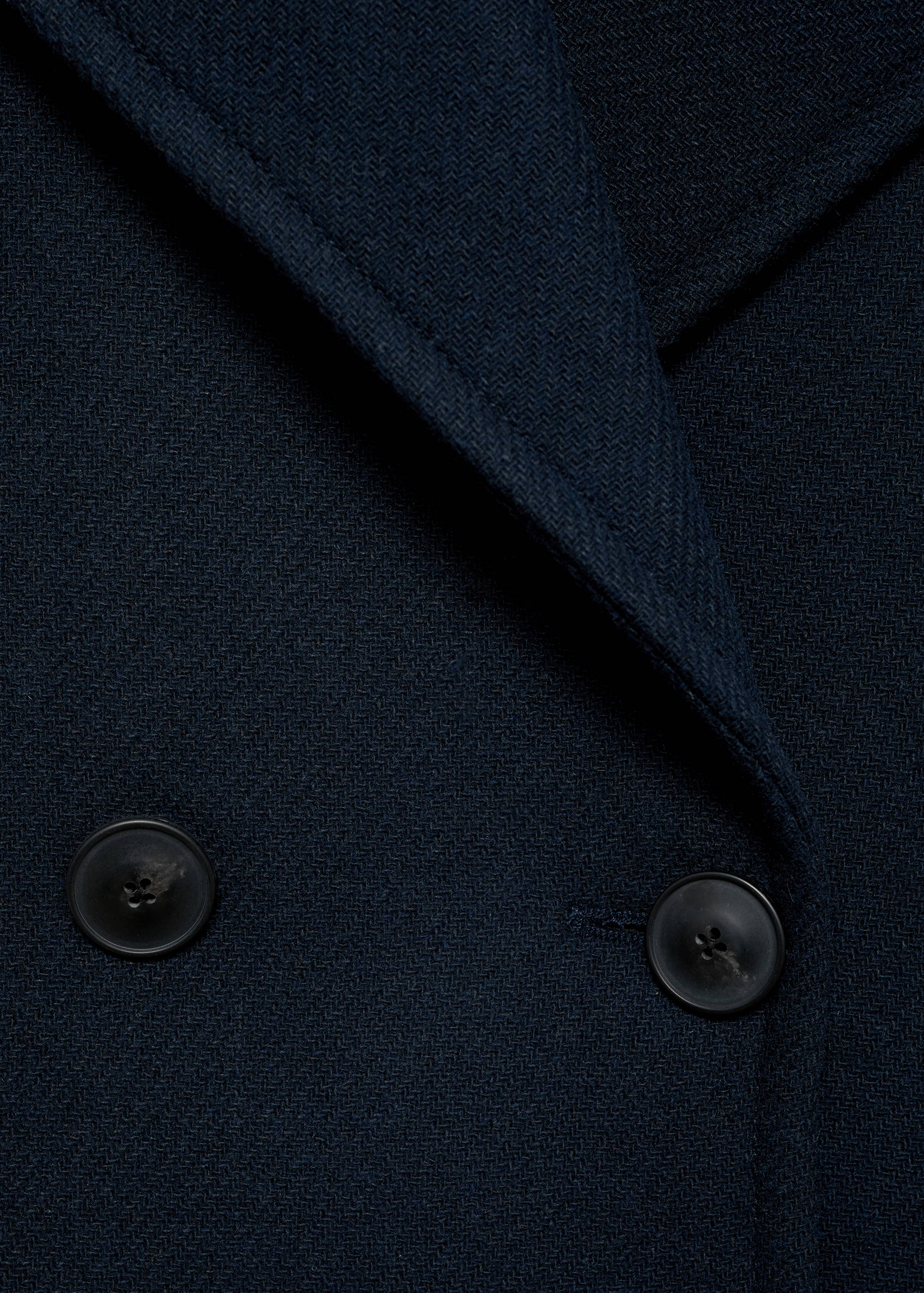 Jacke aus Wollgemisch mit Maxi-Reverskragen - Detail des Artikels 0