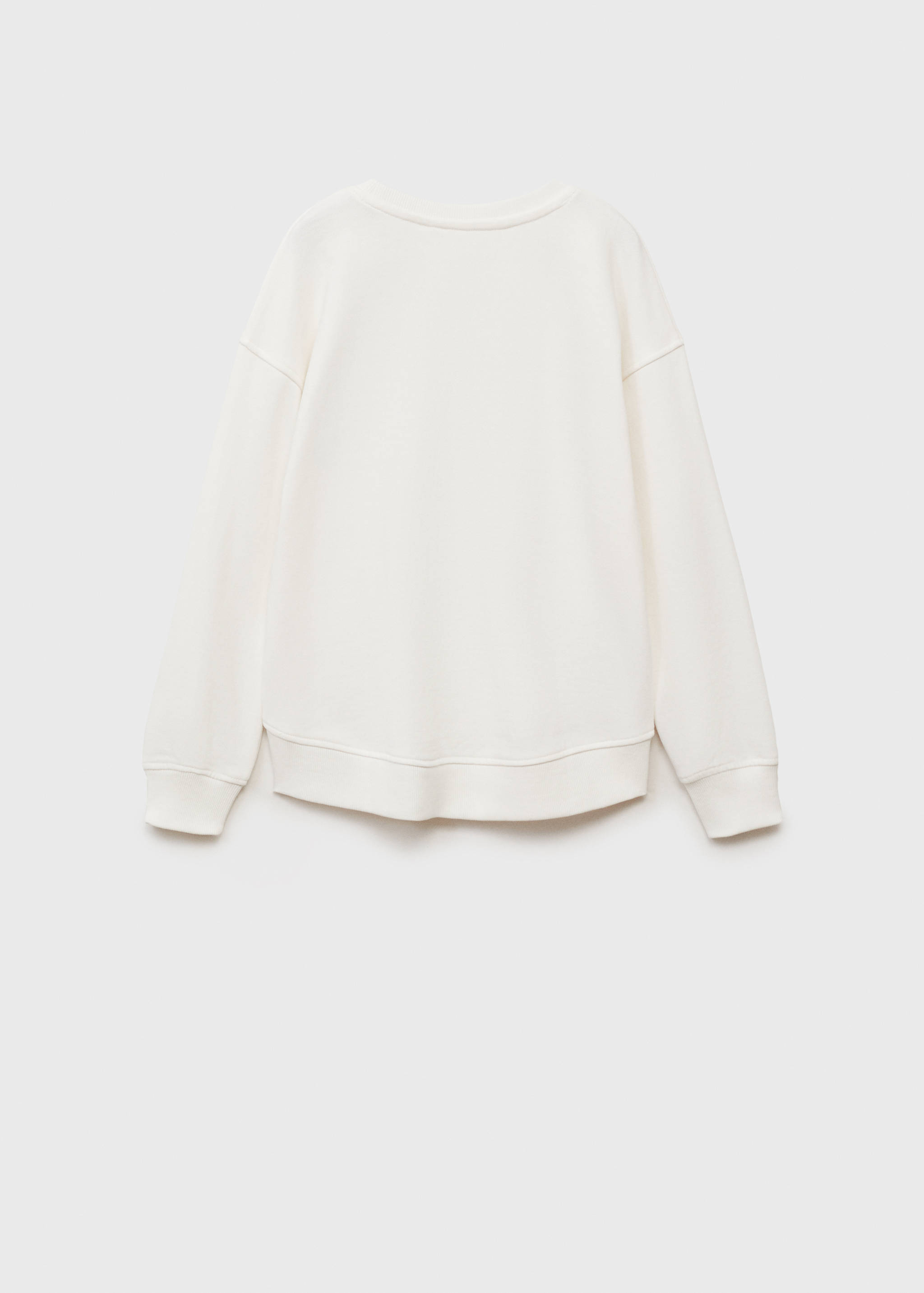 Printed message sweatshirt - Reverse of the article