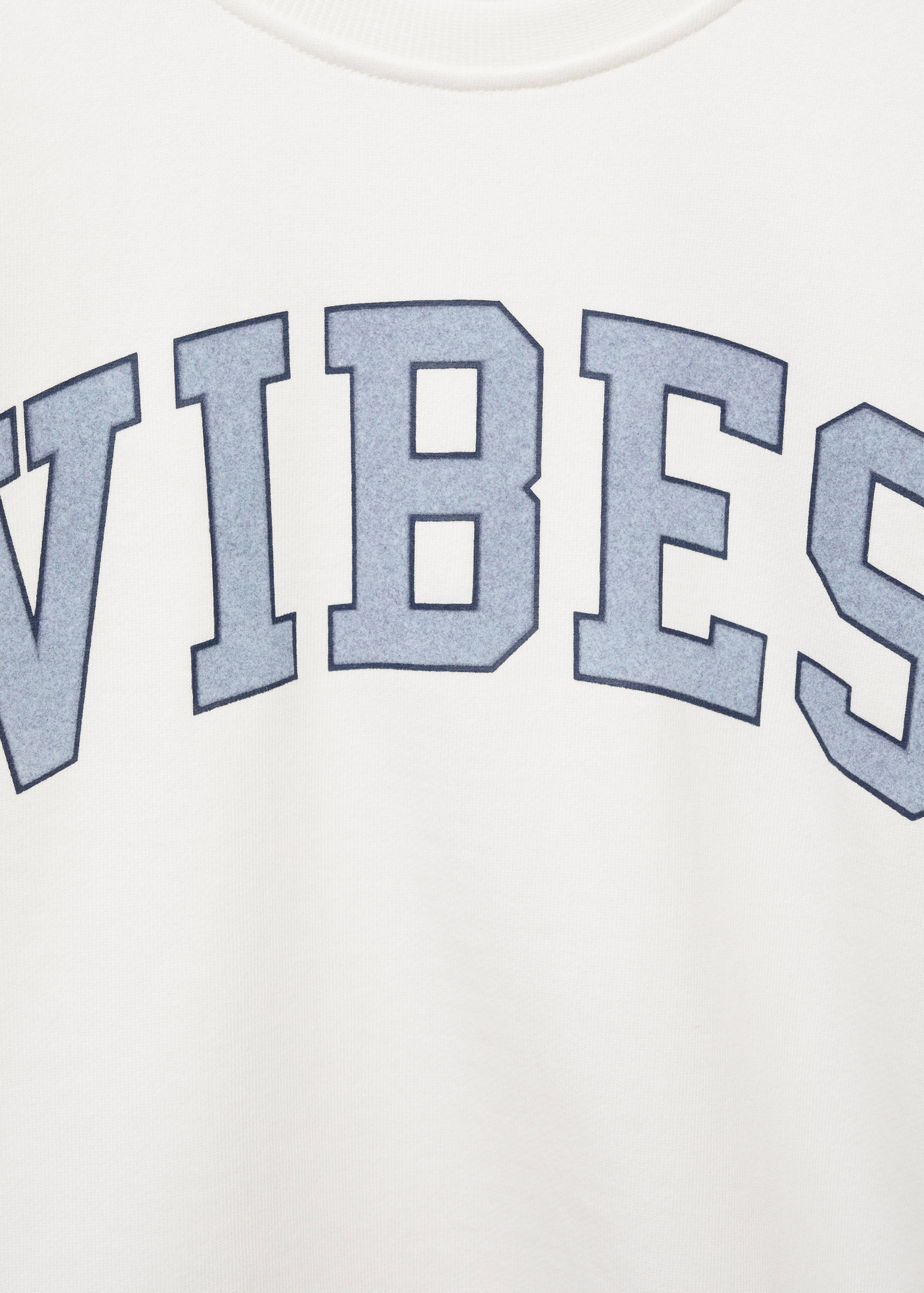 Printed message sweatshirt - Details of the article 8