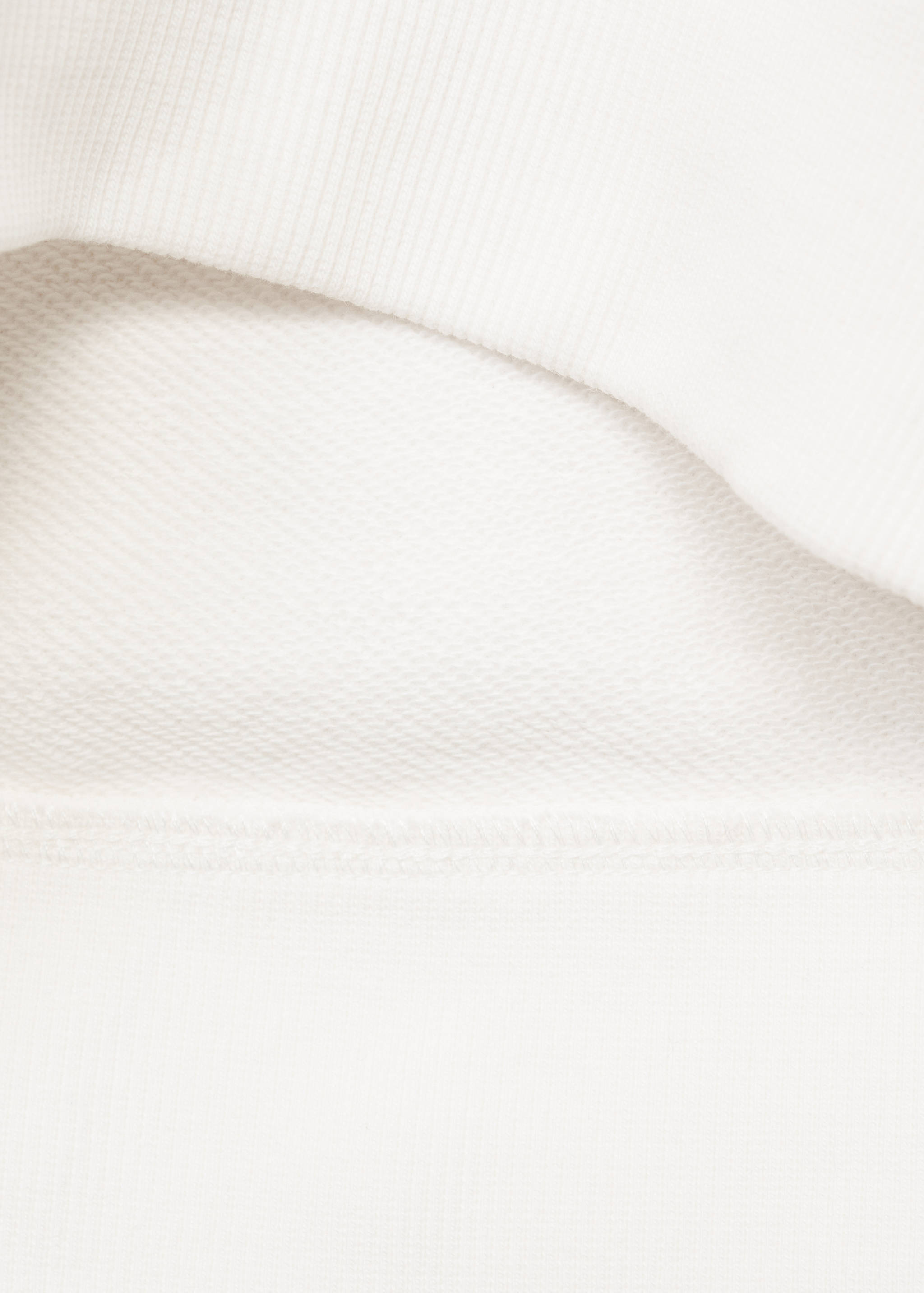 Printed message sweatshirt - Details of the article 0