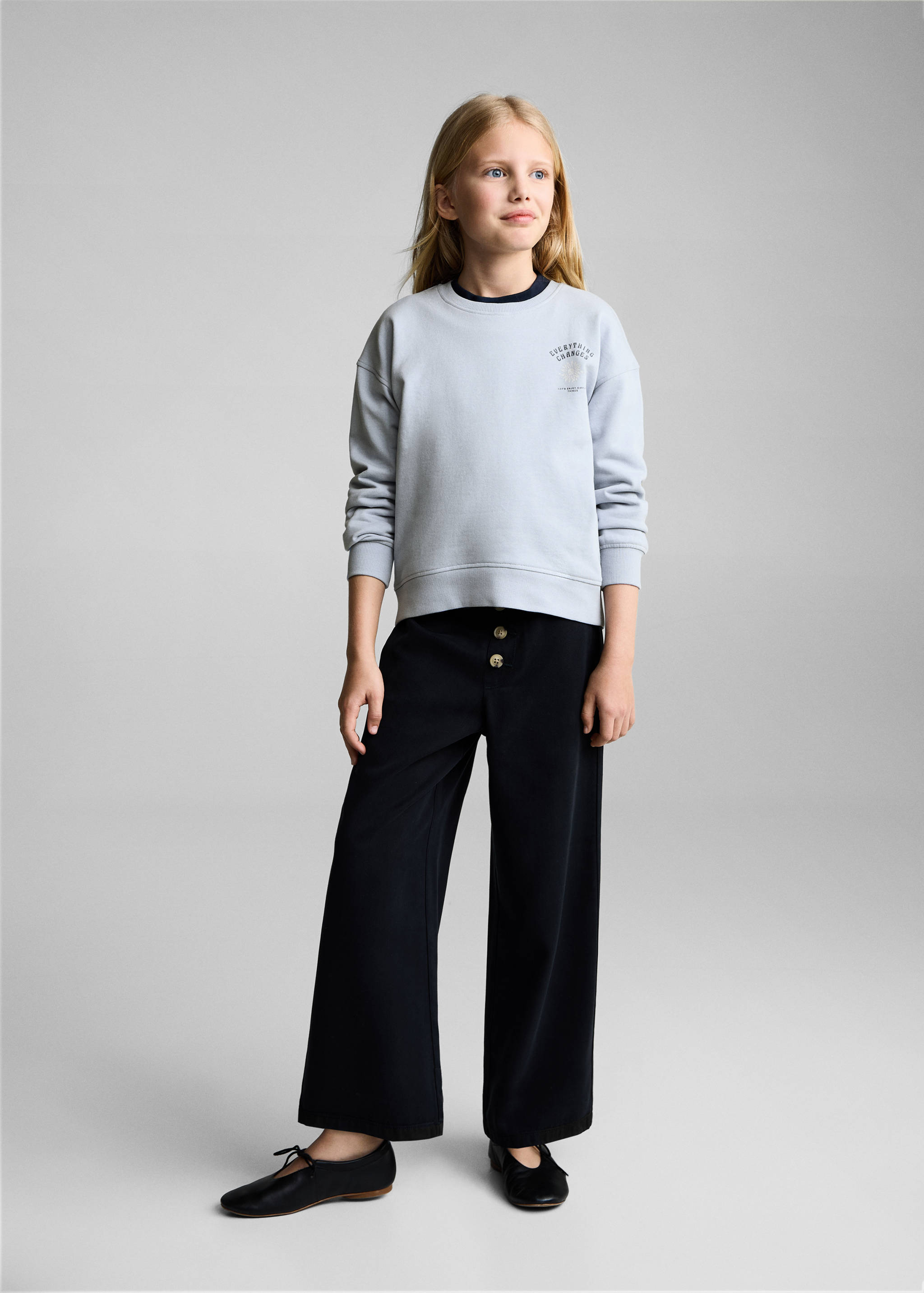 Printed message sweatshirt - General plane