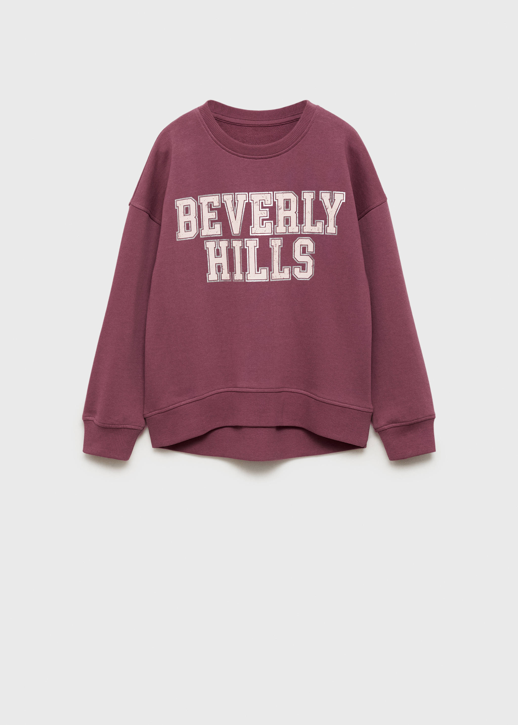 Printed message sweatshirt - Article without model