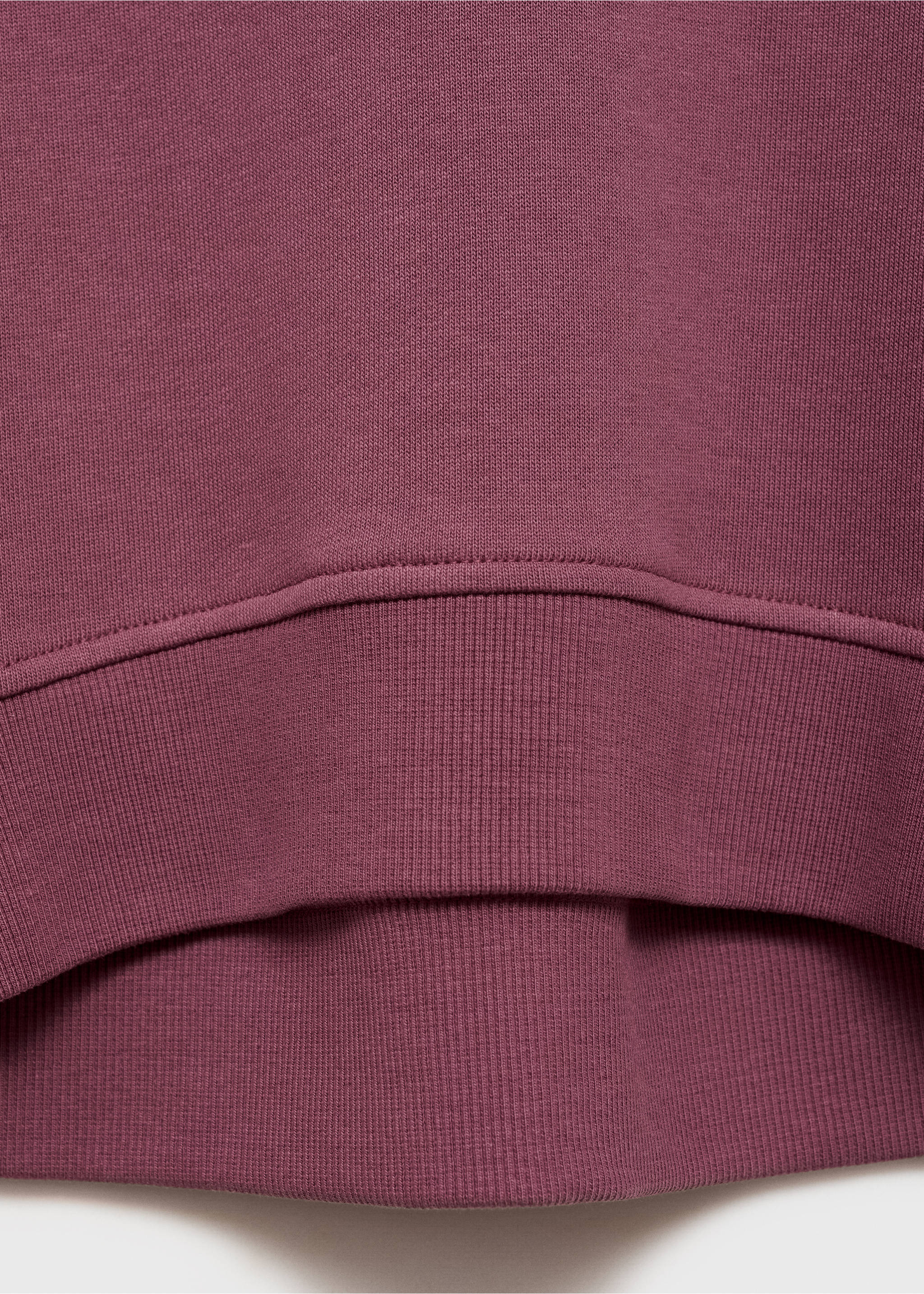 Printed message sweatshirt - Details of the article 0, Pink. Ref: 87082024-00.
