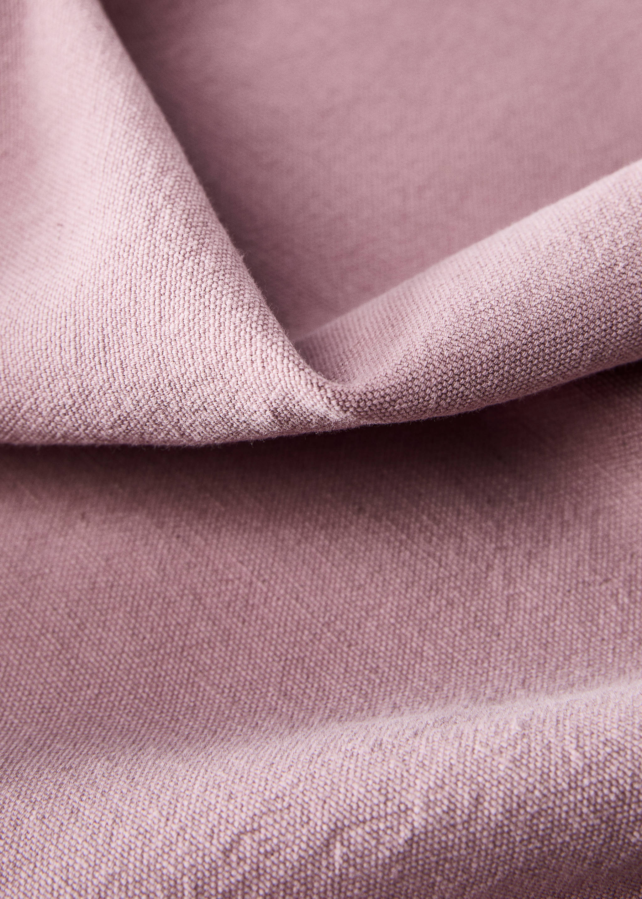 Leinenvorhang mit Wascheffekt - Mittlere Ansicht