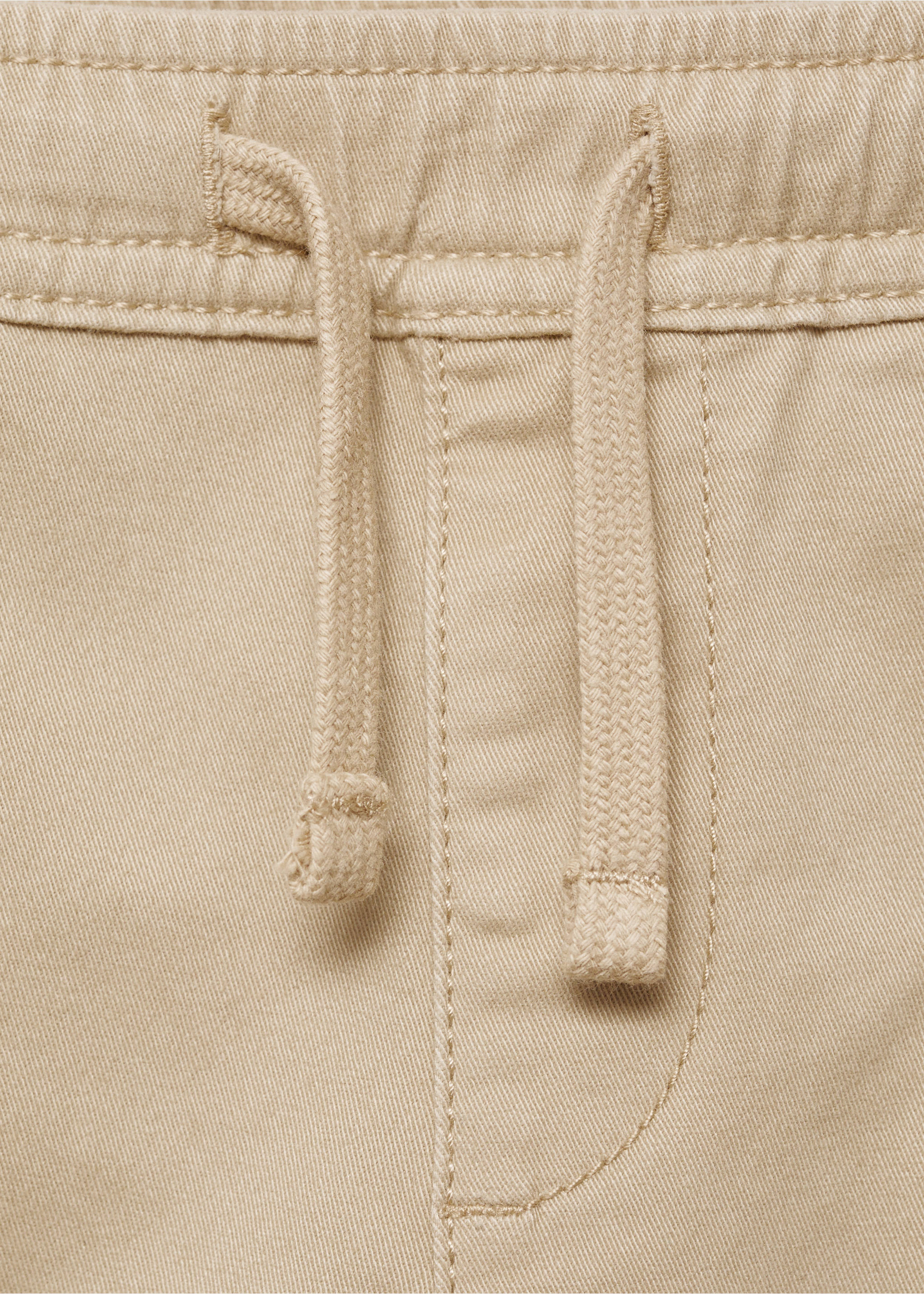 Pantalón jogger algodón - Detalle del artículo 8, Arena. Ref: 87082533-00.