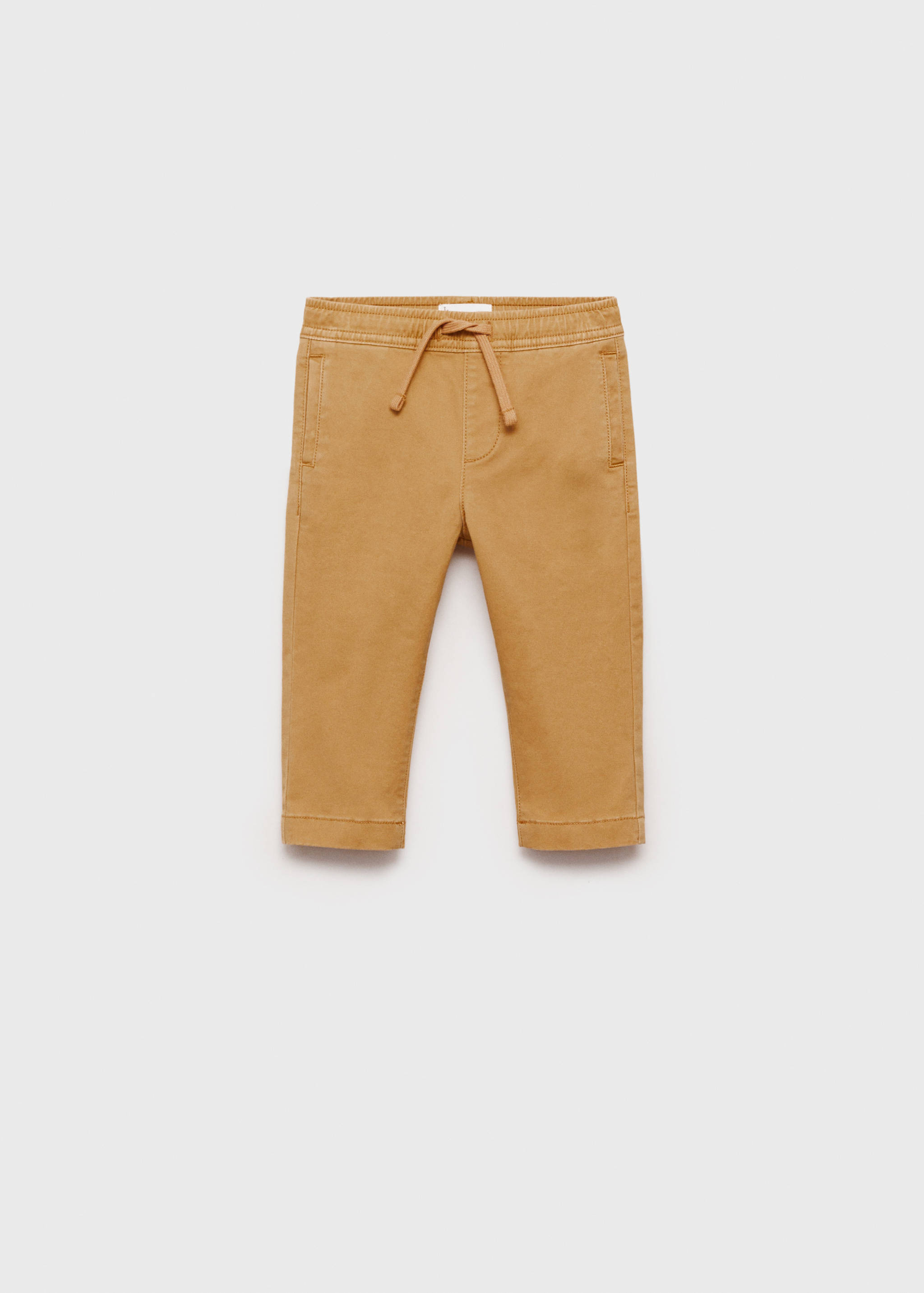 Cotton jogger-style trousers - Article without model