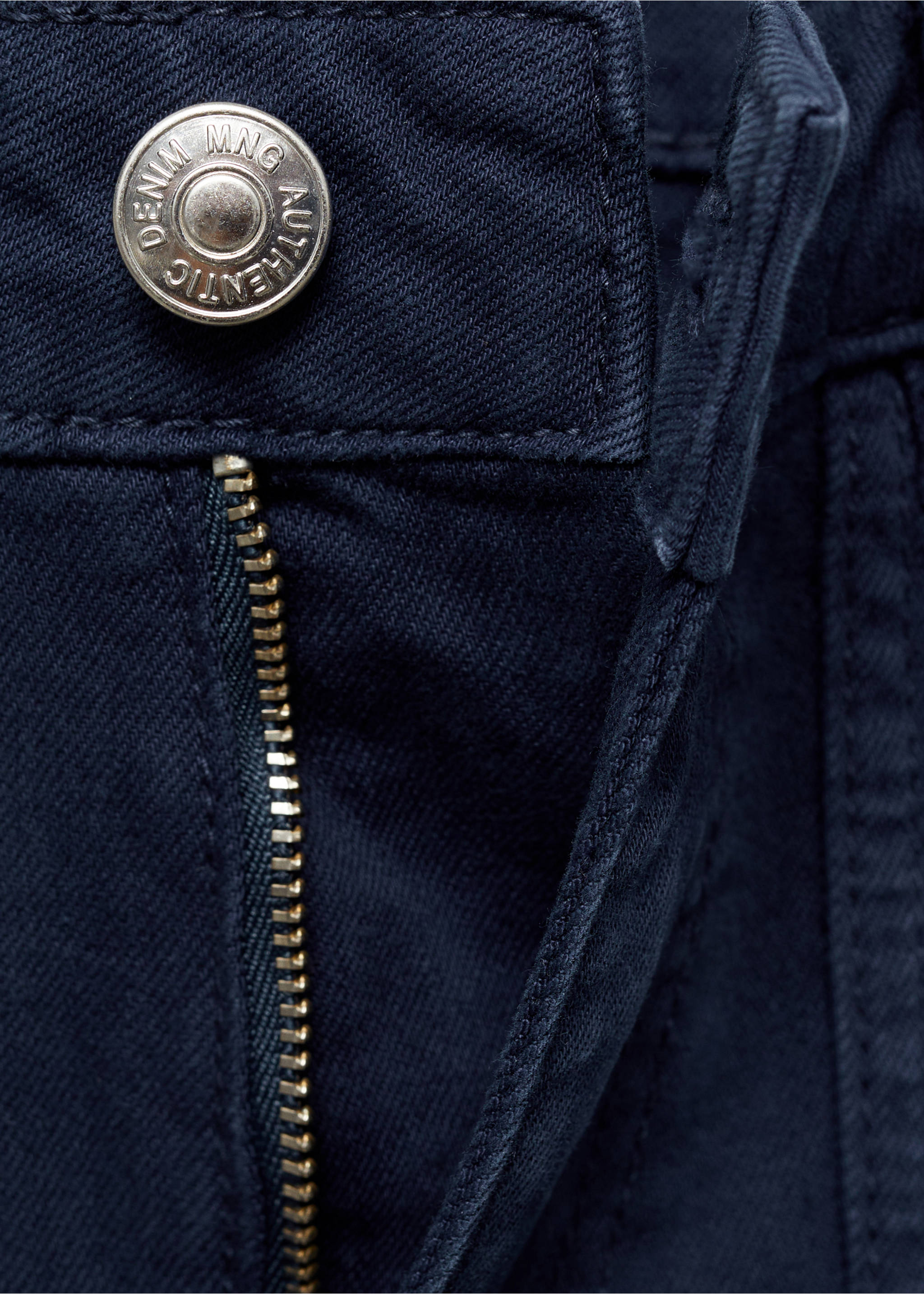 Flared-Jeans - Detail des Artikels 8, Dunkles Marineblau. Ref: 87082535-00.