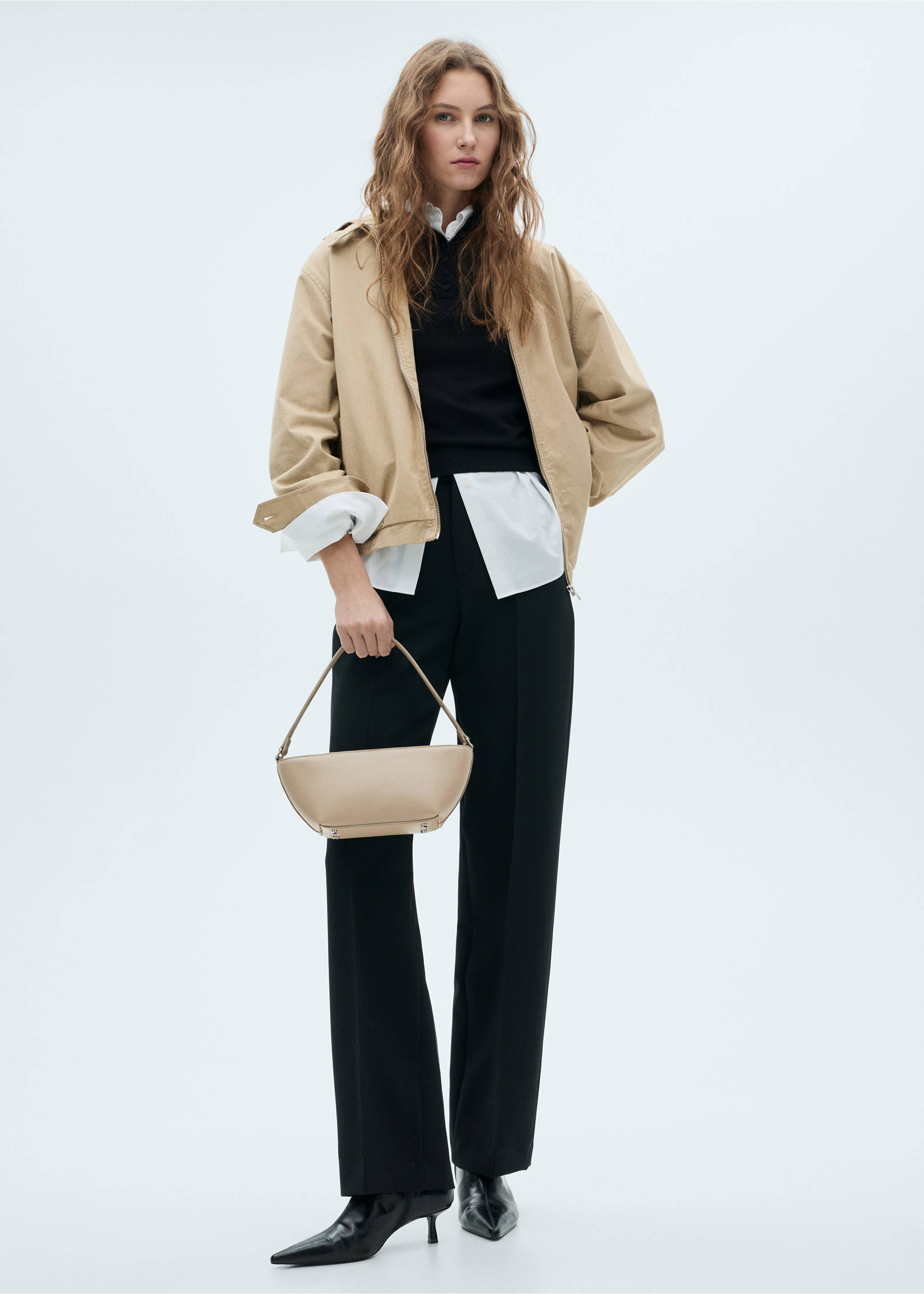 Oval shoulder bag - General plane, Off White. Ref: 87082536-00.