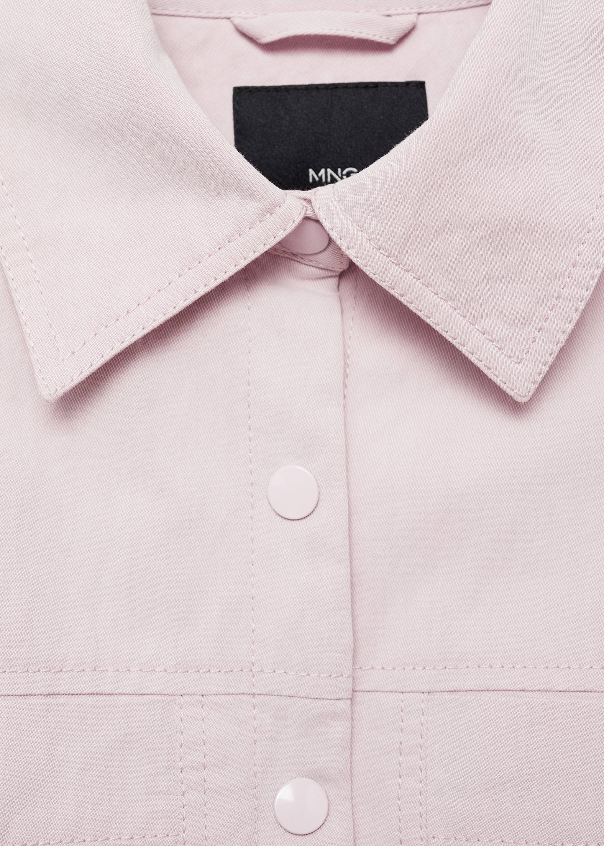 Nabrana traper jakna - Detalji artikla 8, Lila. Ref: 87082537-00.