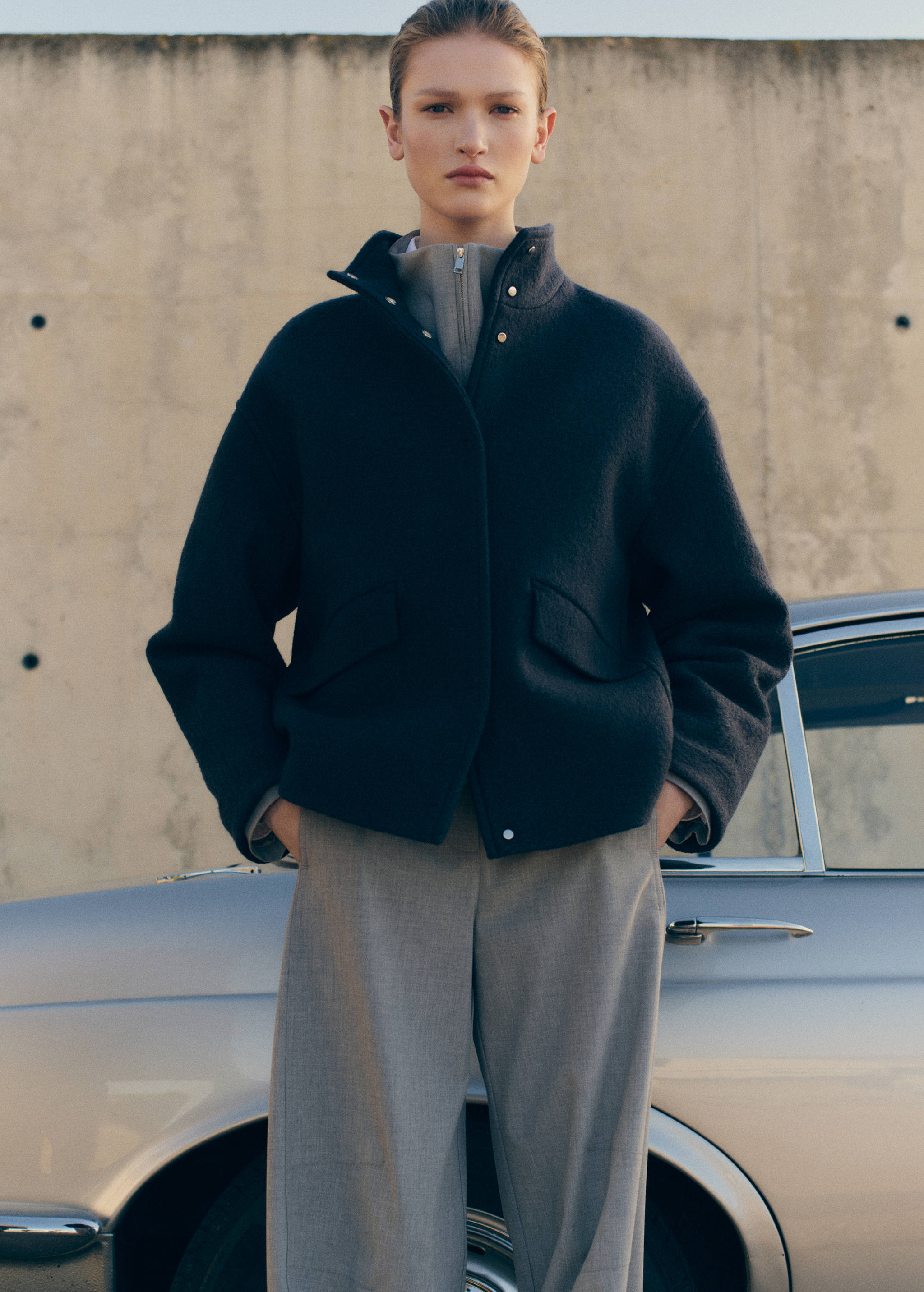 Turtleneck wool jacket - Details of the article 6