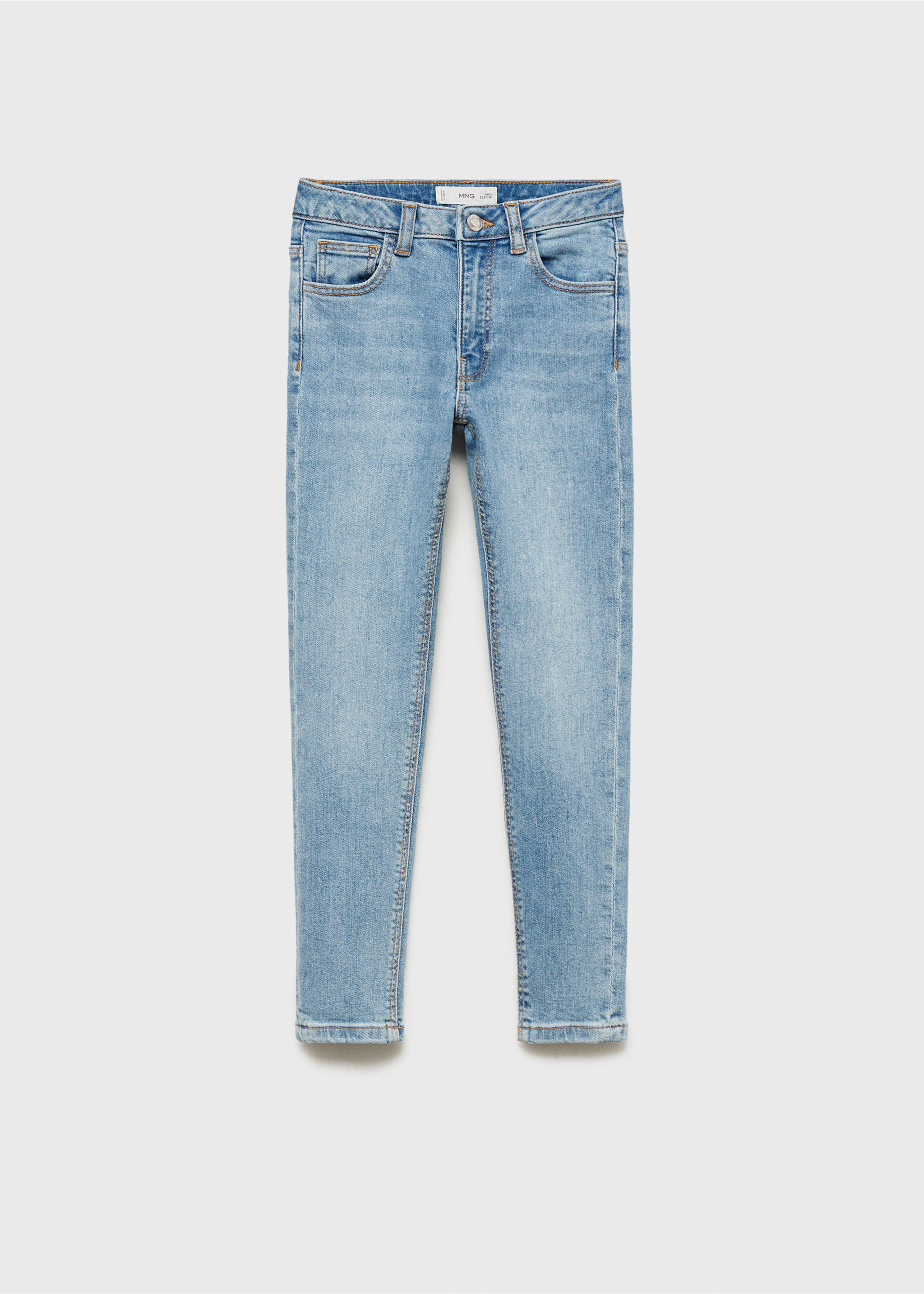 Džíny skinny - Zboží bez modelu, Středně modrá. Ref: 87082539-00.