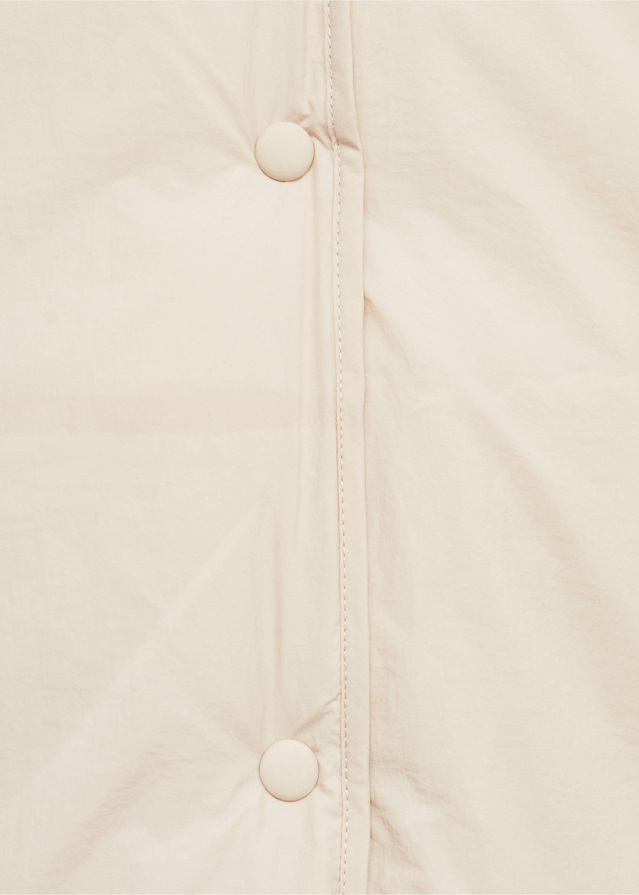 Anorak crop acolchado - Detalle del artículo 0, Crudo. Ref: 87082540-00.