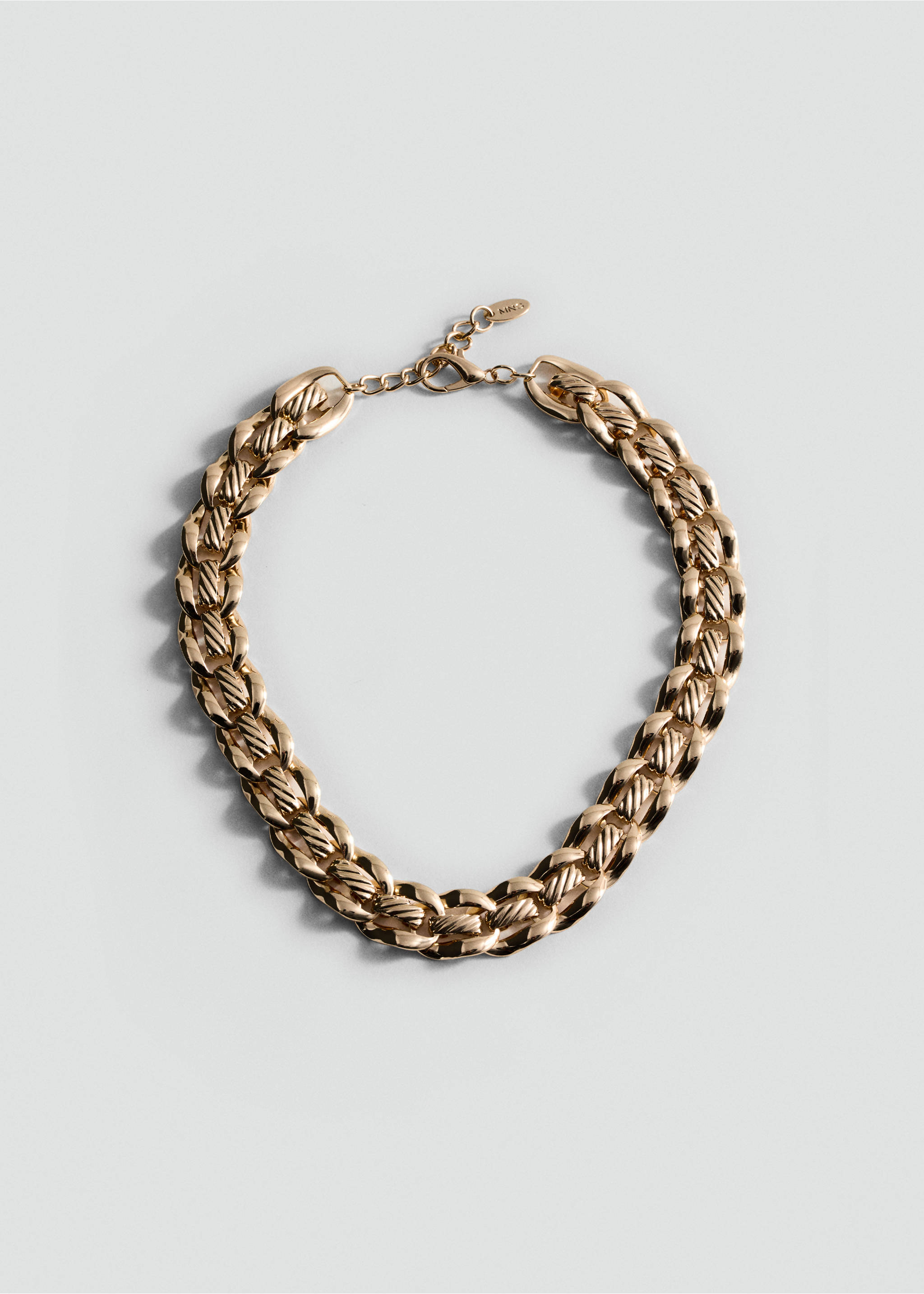 Link chain necklace - Article without model, Gold. Ref: 87082542-00.