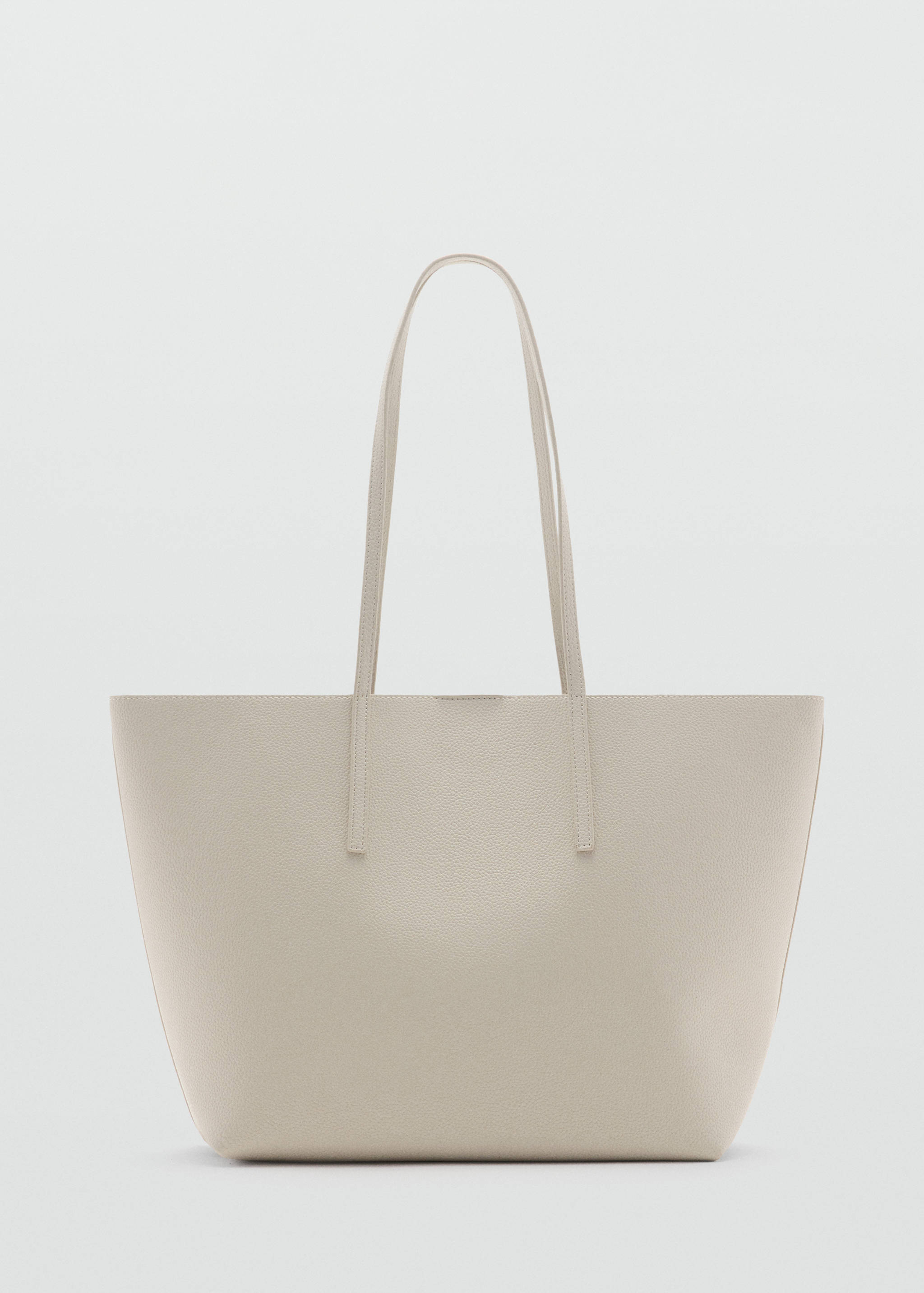 Bolso shopper efecto abatanado - Artículo sin modelo