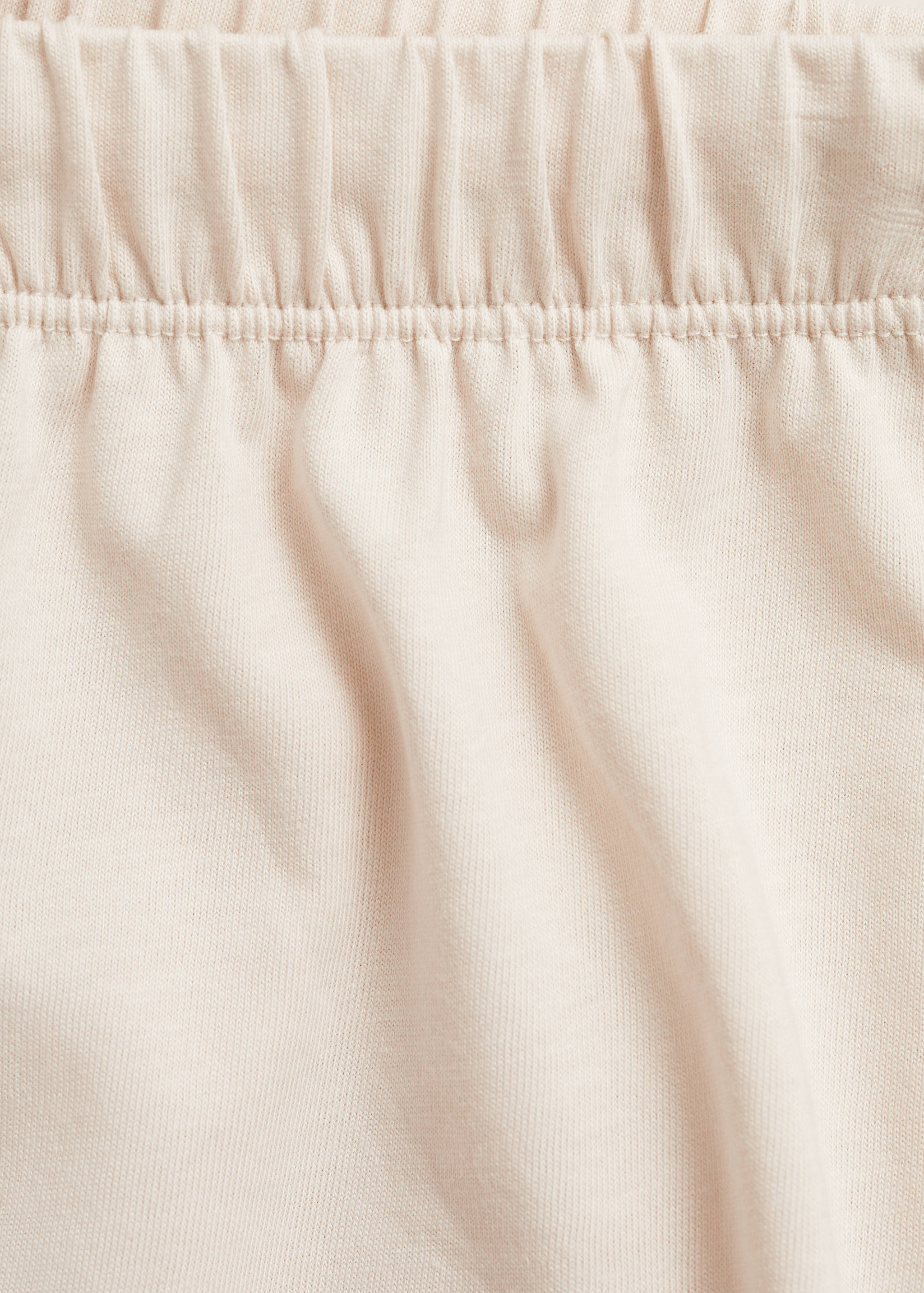 Two-piece plain cotton pyjama set - Details of the article 0