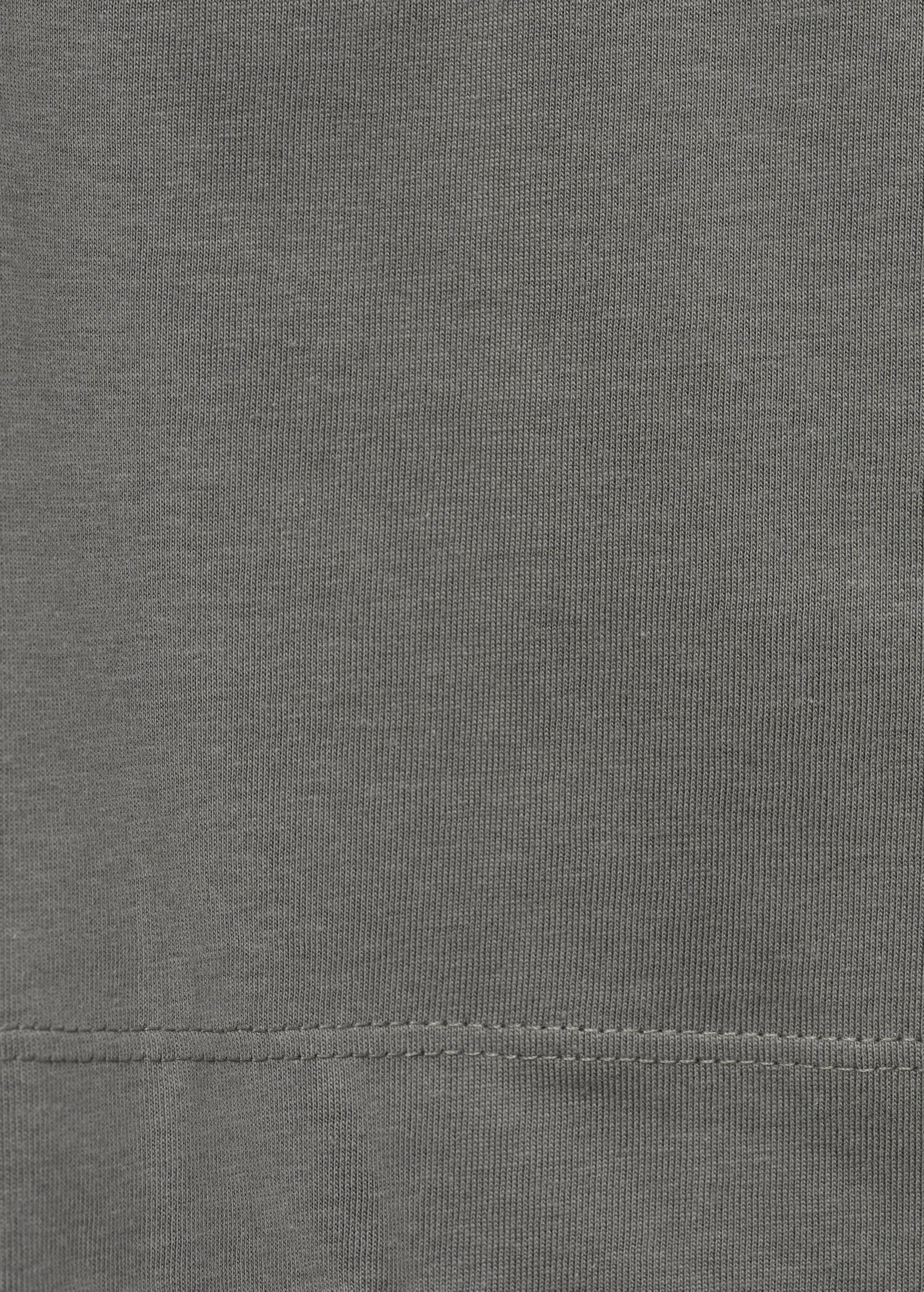 Two-piece plain cotton pajama set - Details of the article 0