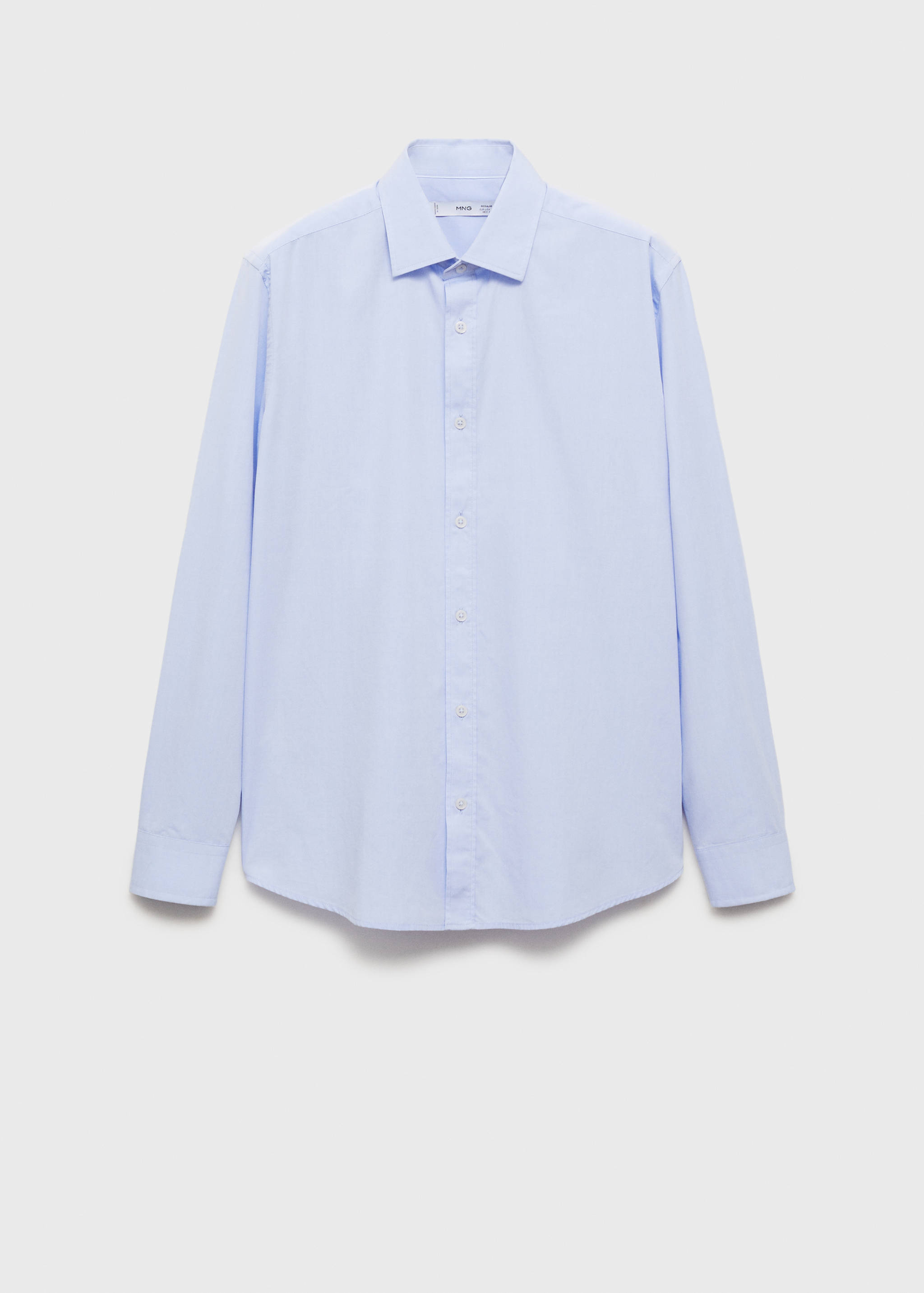 Regular Fit-Hemd aus Fil-à-Fil-Baumwolle - Artikel ohne Model