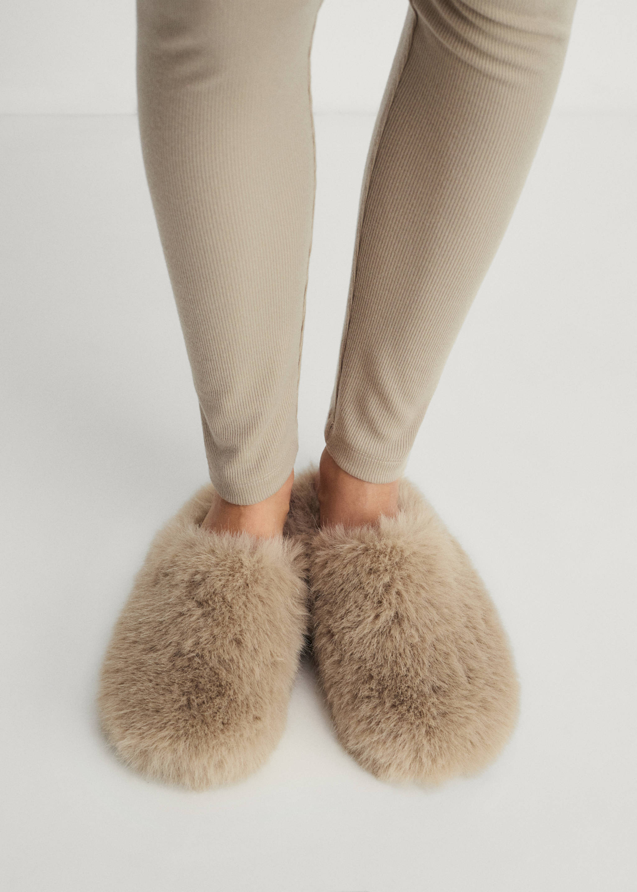 Long rib-knit pants - Details of the article 6