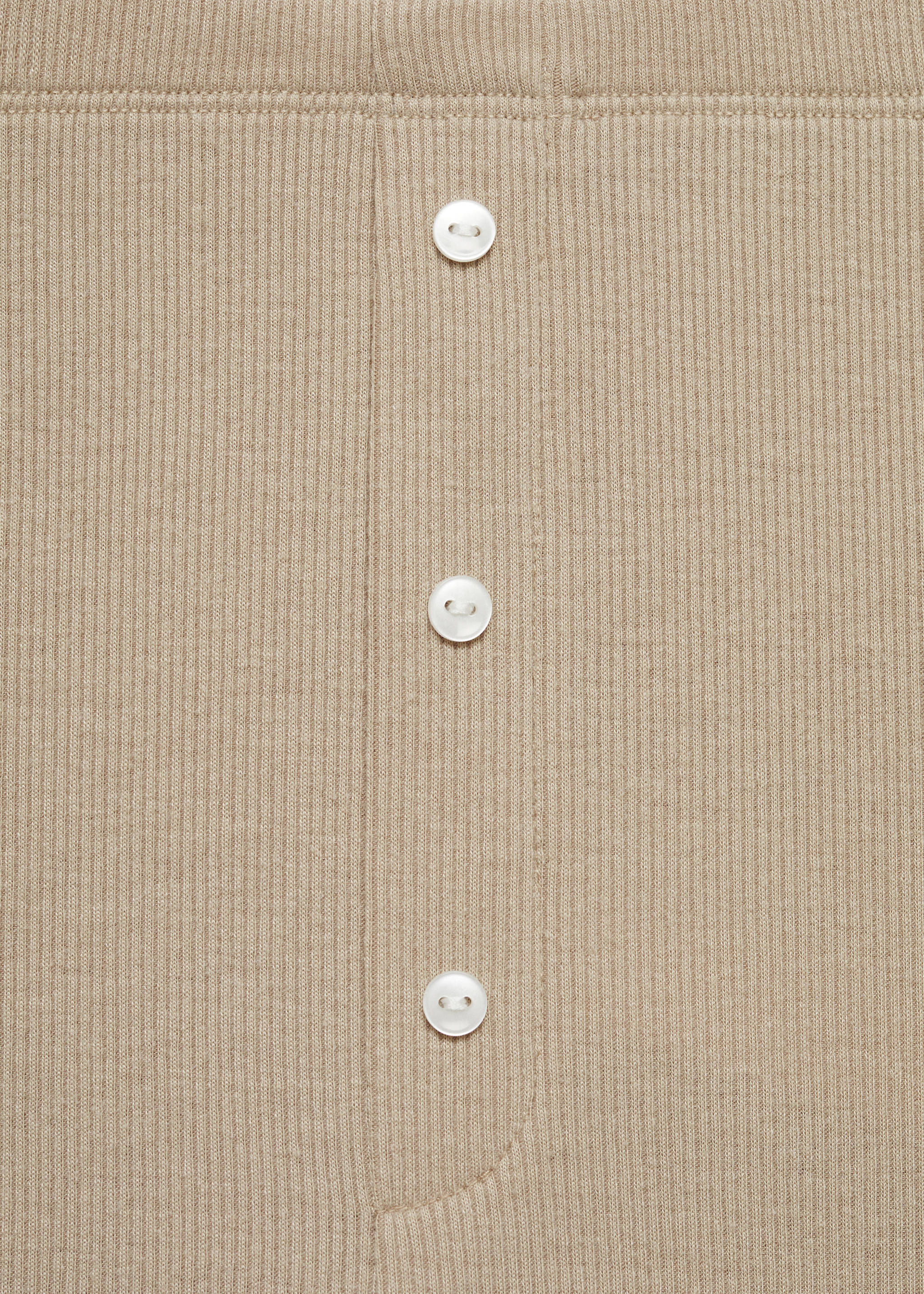 Long rib-knit pants - Details of the article 8