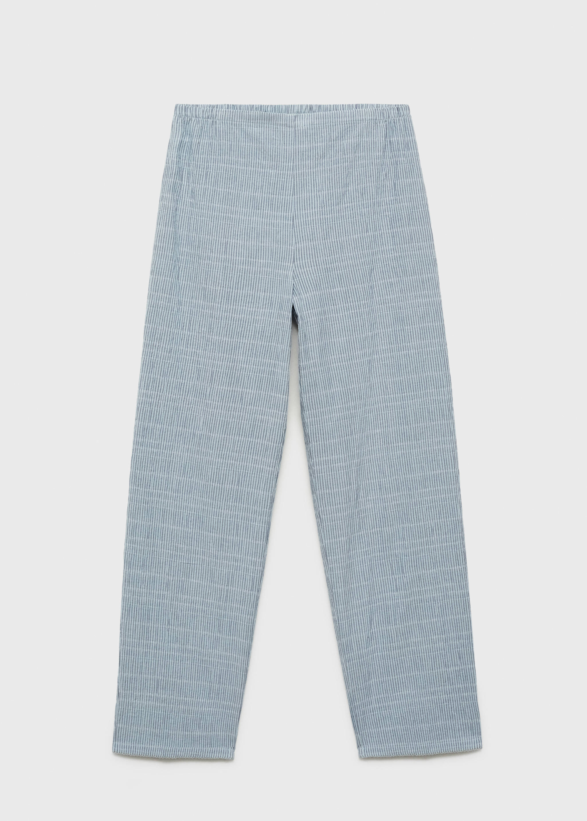 Pantalón algodón raya tejida seersucker - Artículo sin modelo