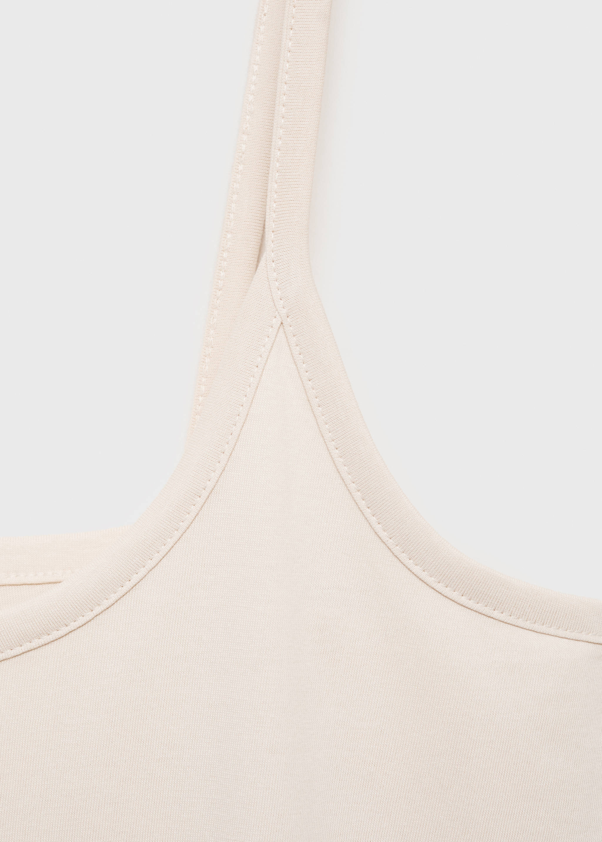 Nachthemd Träger Baumwolle schlichtes Design - Detail des Artikels 8