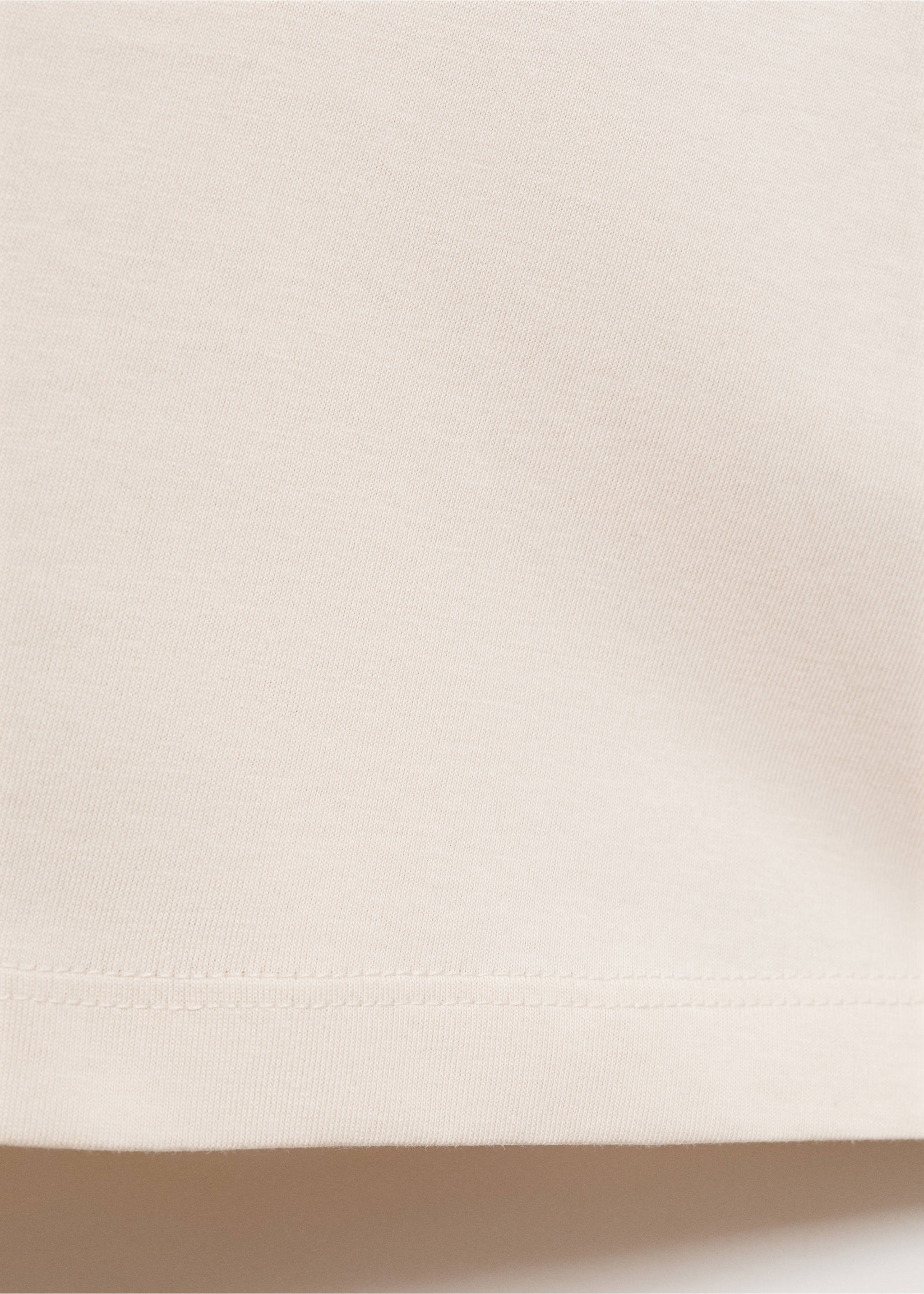 Nachthemd Träger Baumwolle schlichtes Design - Detail des Artikels 0, Beige. Ref: 87082900-00.