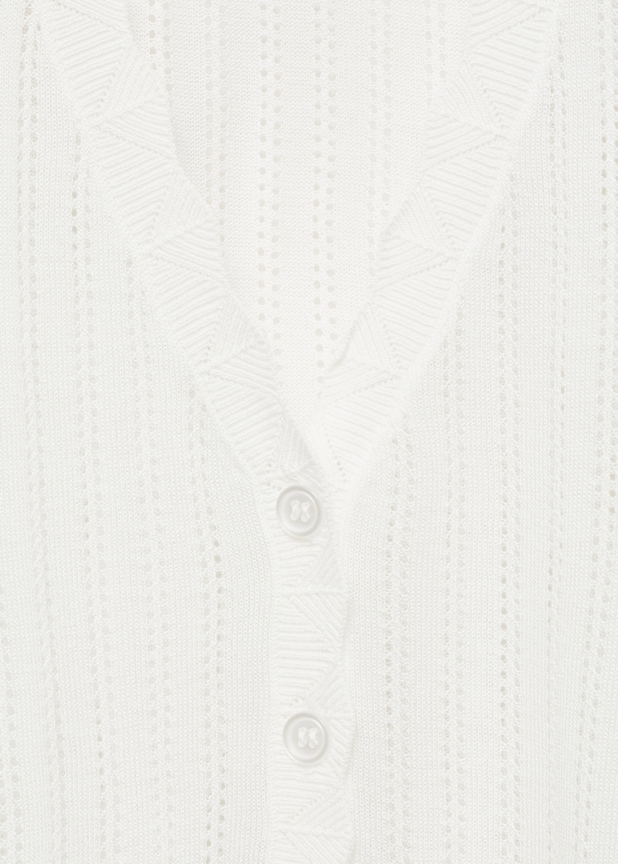 Cardigan de pyjama détail en maille ajourée - Détail de l'article 8