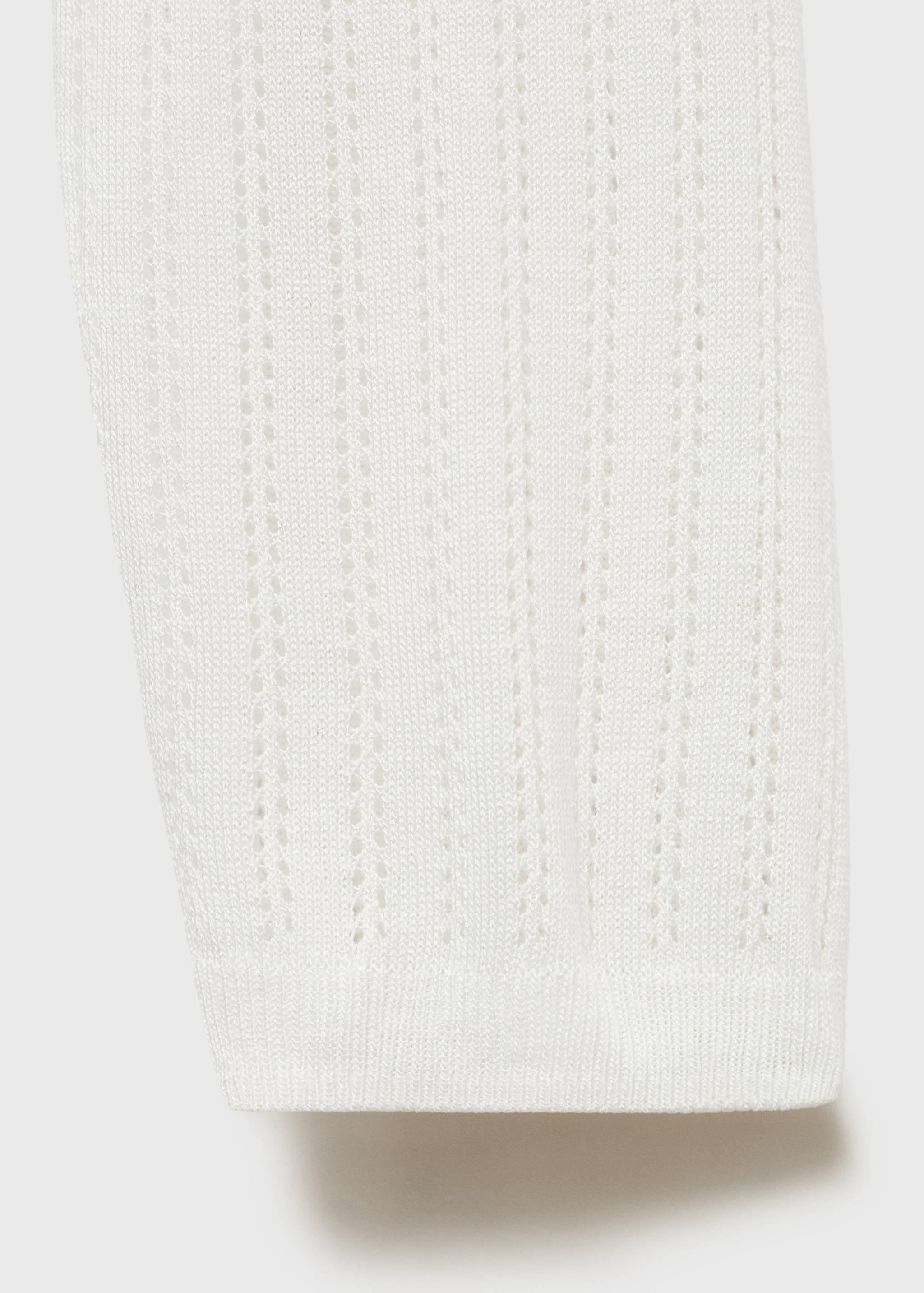 Cardigan de pyjama détail en maille ajourée - Détail de l'article 0