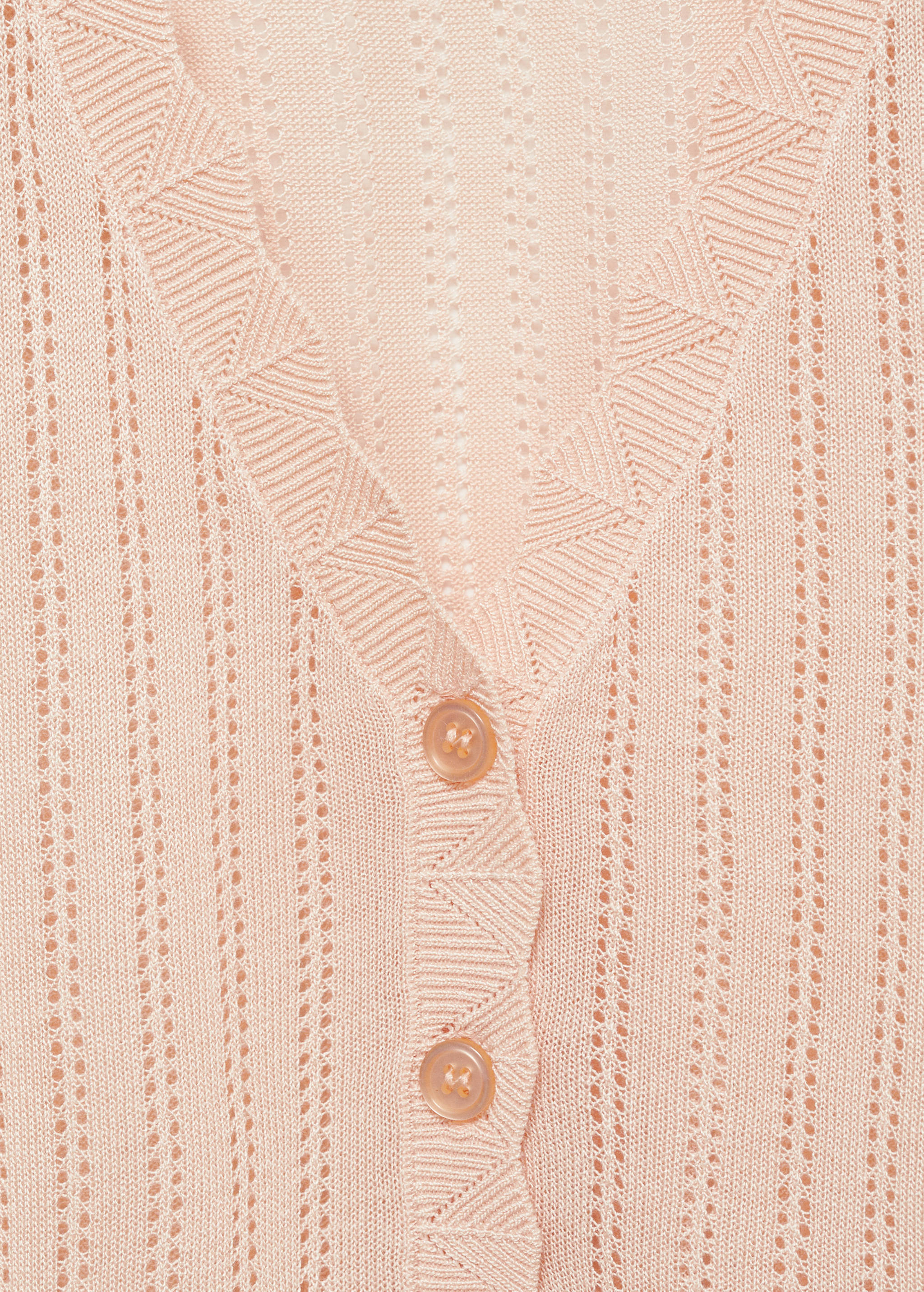 Pyjama cardigan with openwork detail - Details of the article 8