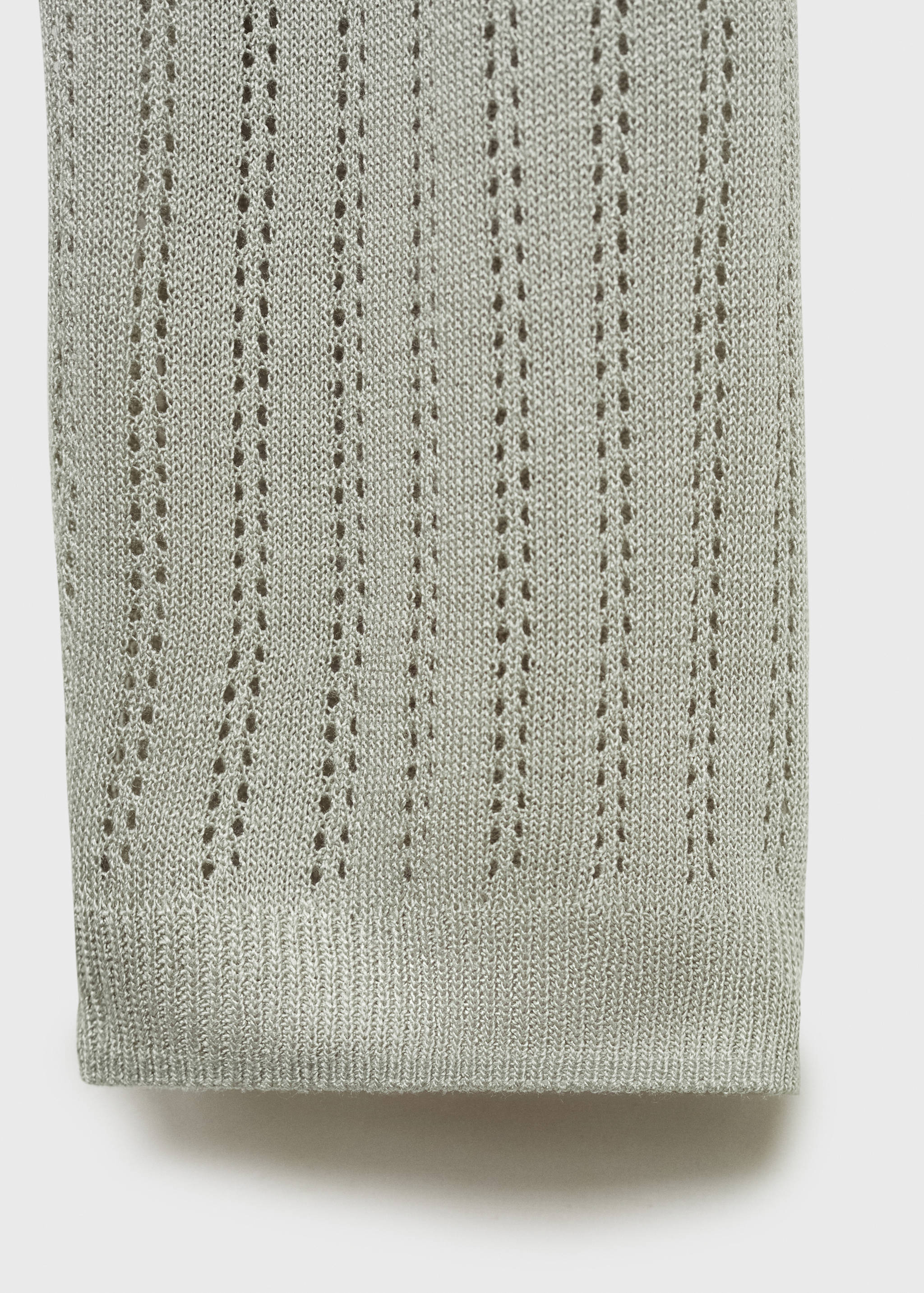 Pyjama cardigan with openwork detail - Details of the article 0