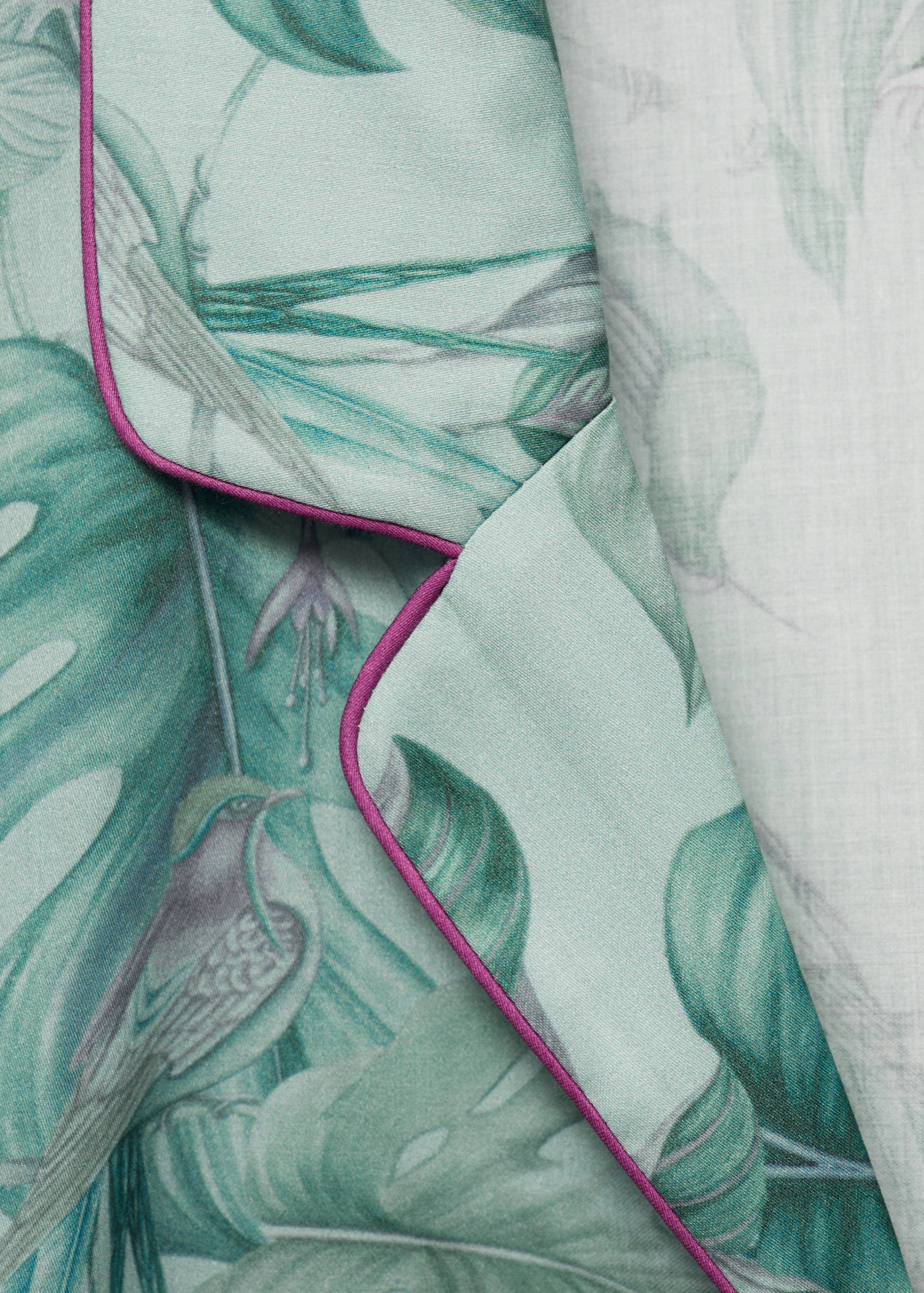 Tropical-print pyjama shirt - Details of the article 8