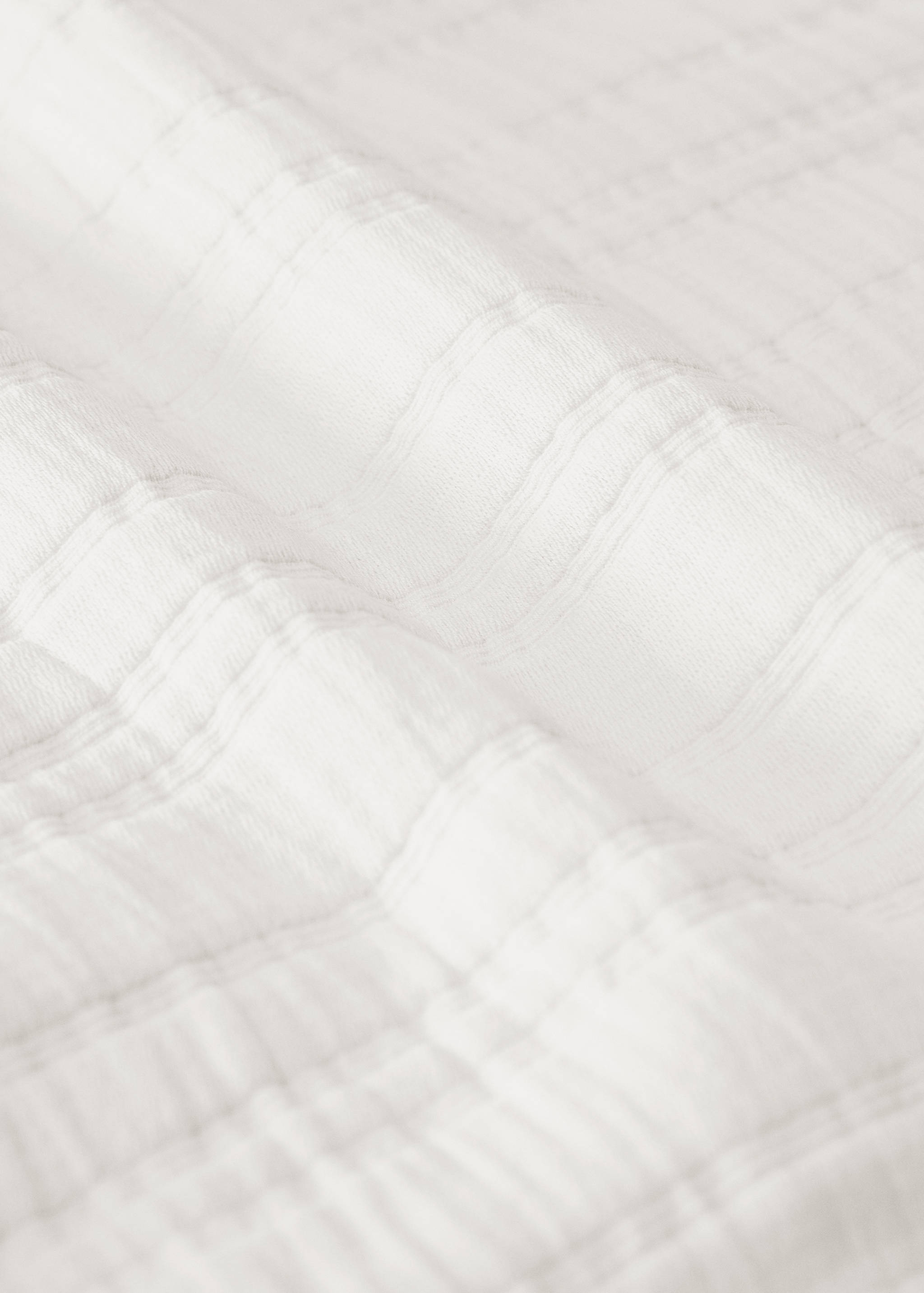 Cotton jacquard bedspread with stripes for 90/105 cm bed - Details of the article 2