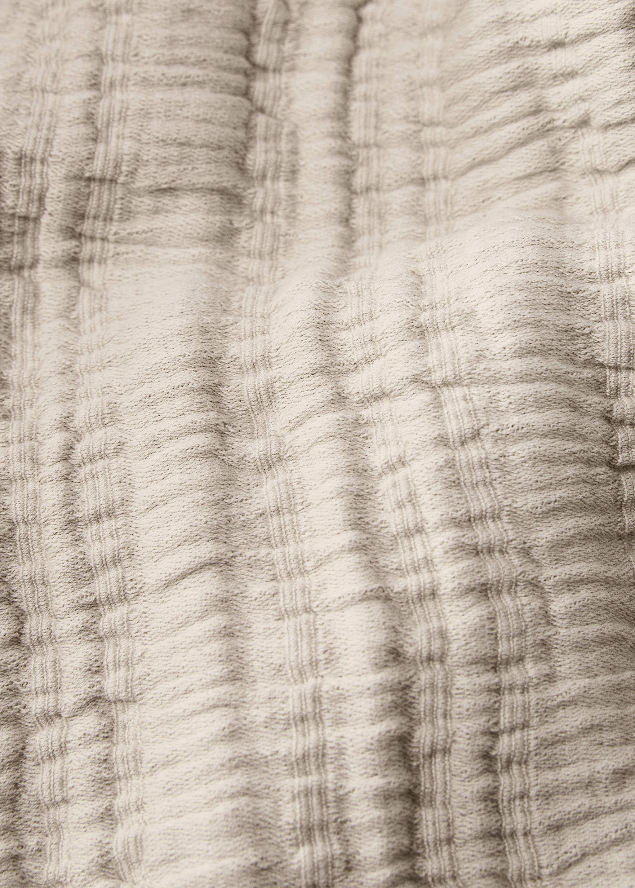 Cotton jacquard bedspread with stripes for 90/105 cm bed - Details of the article 1