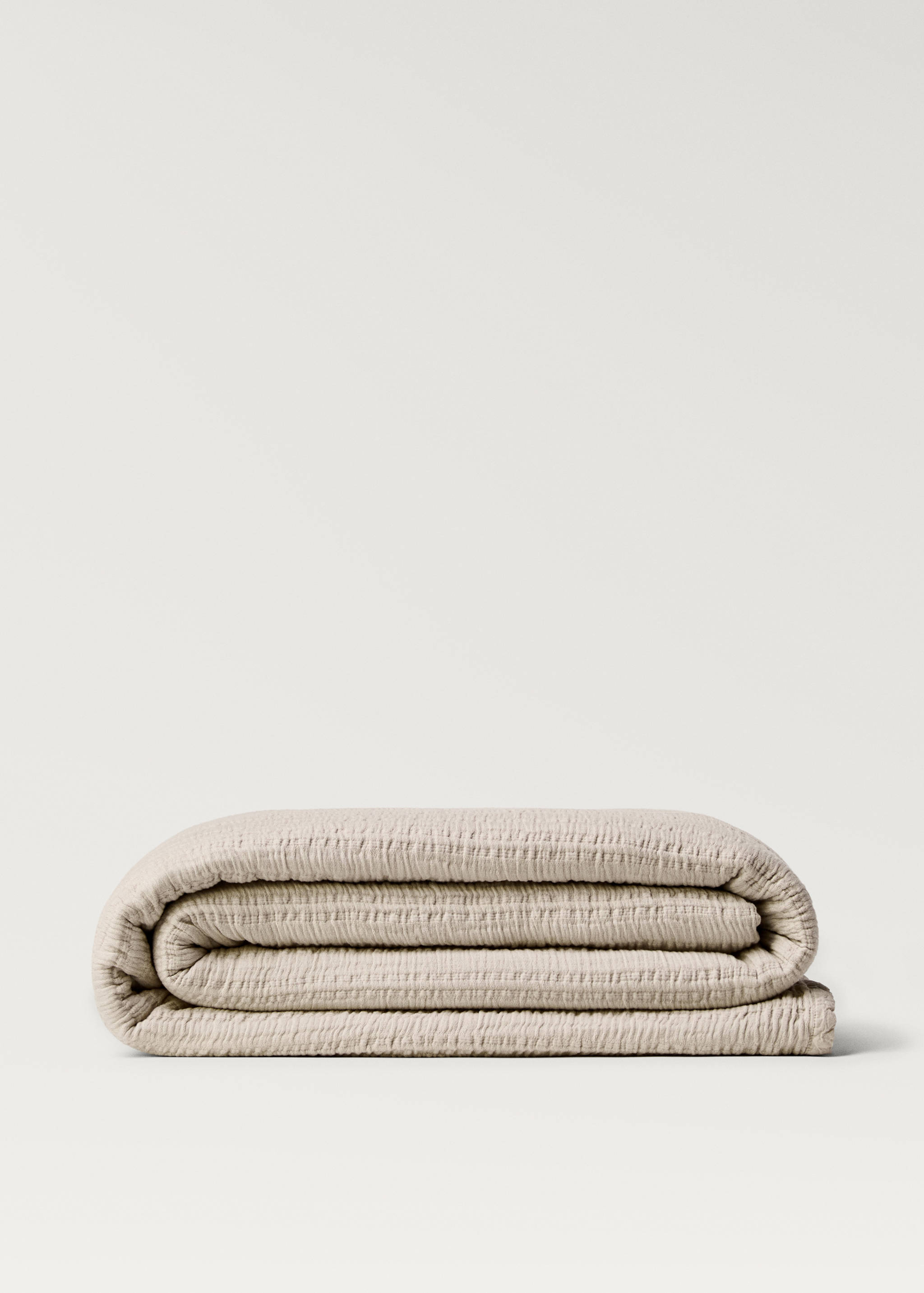 Cotton jacquard bedspread with stripes for 90/105 cm bed - Article without model